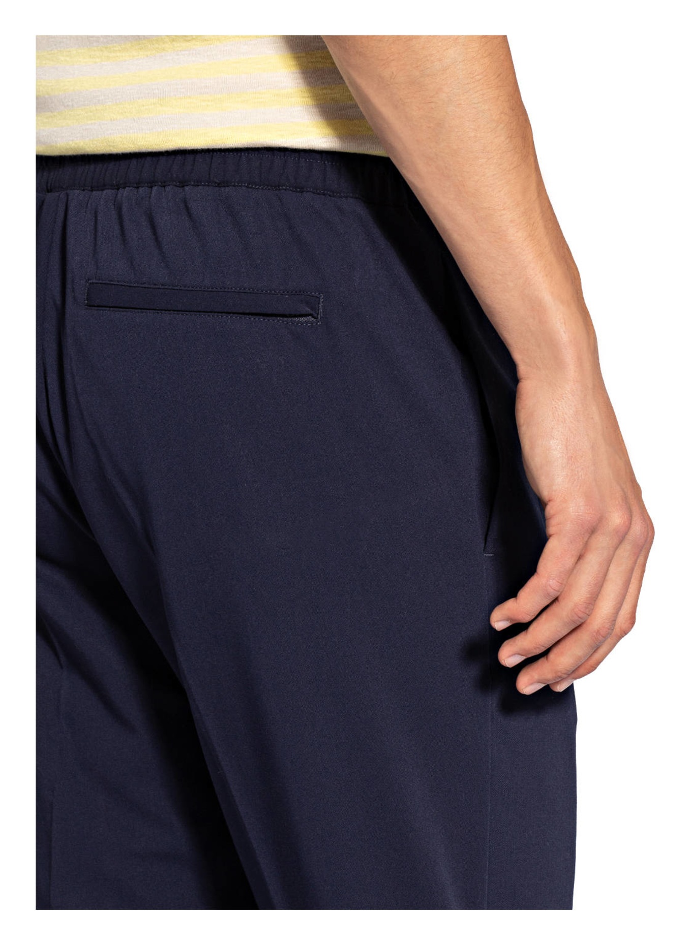 SAMSØE  SAMSØE Spodnie SMITHY w stylu dresowym slim fit, Kolor: GRANATOWY (Obrazek 5)