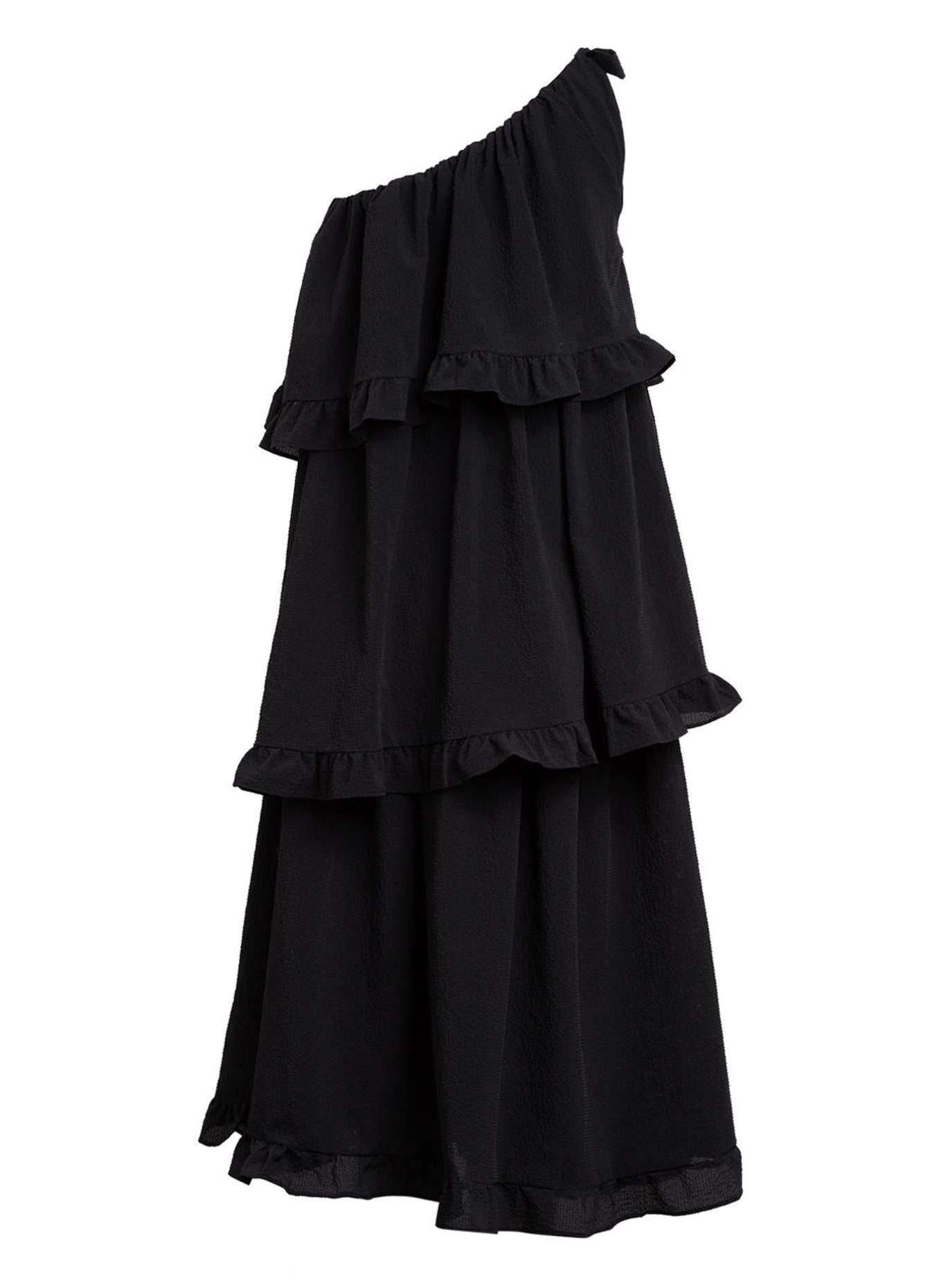 BRUUNS BAZAAR One-shoulder dress ANGELI JUSTINE , Color: BLACK (Image 2)
