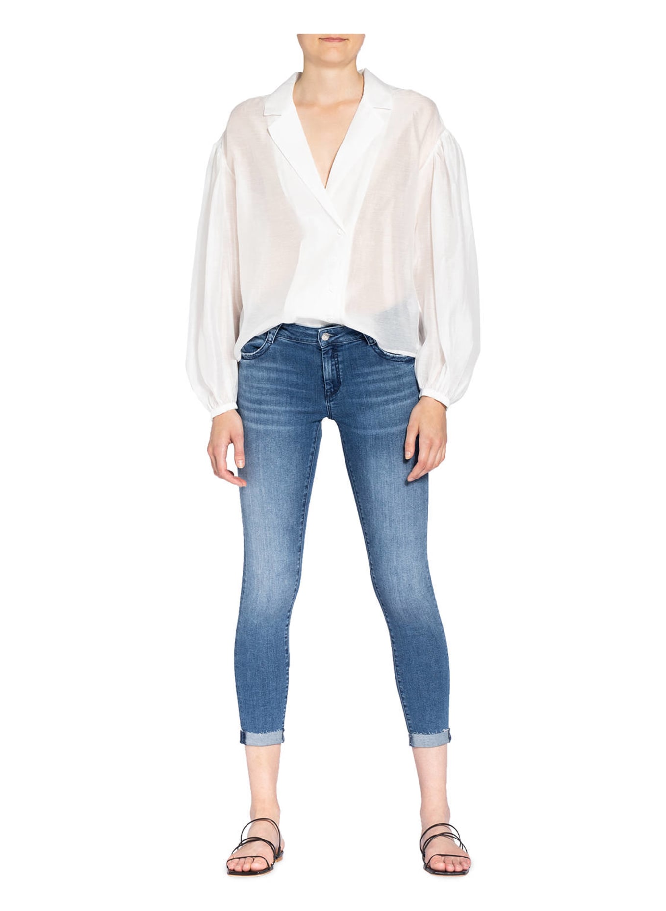 mavi Dżinsy 7/8 LEXY: 31467 MID BRUSHED GLAM BLUE