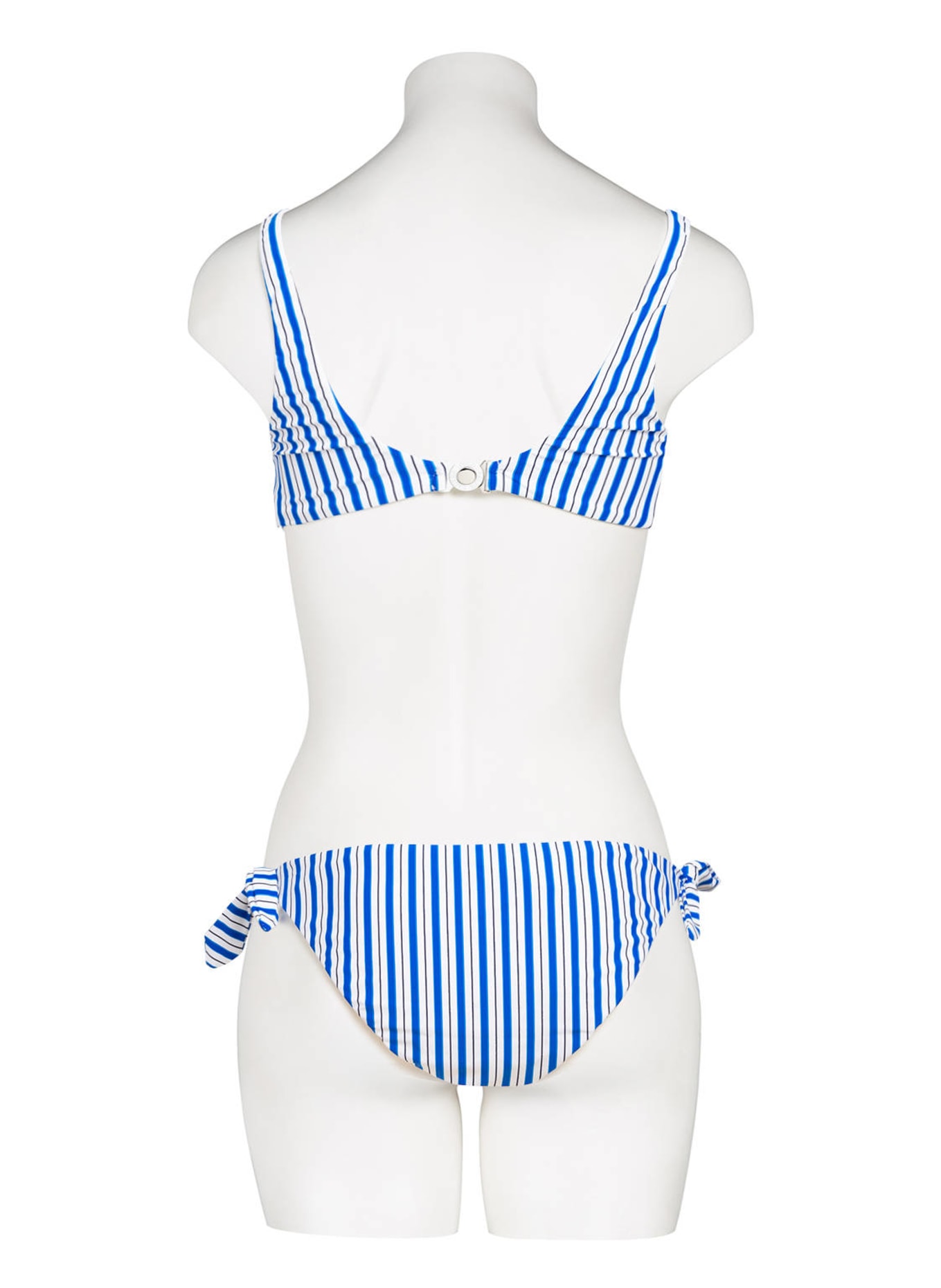 POLO RALPH LAUREN Triangel-Bikini-Top COASTAL STRIPE, Farbe: BLAU/ WEISS (Bild 3)