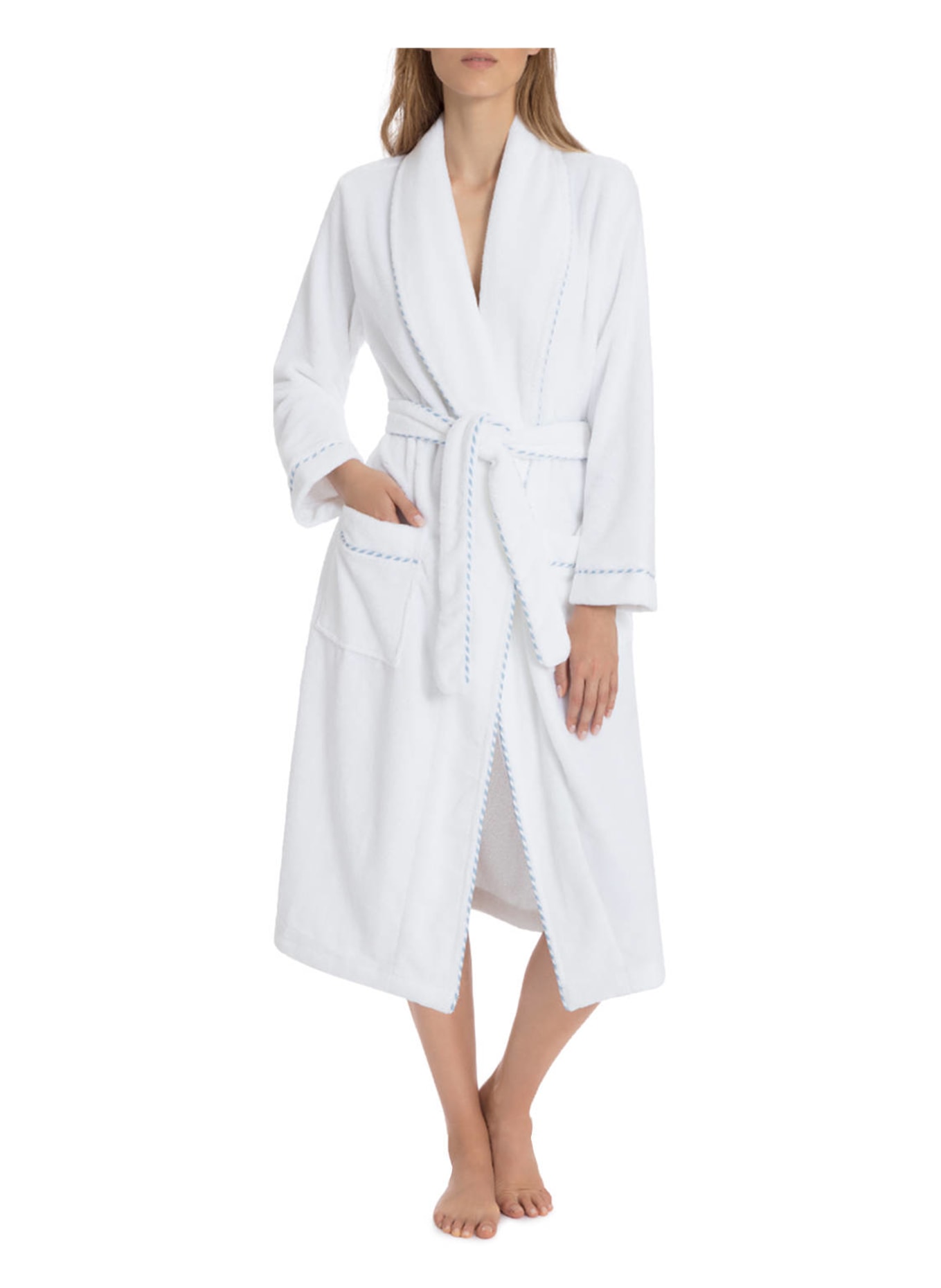 CALIDA Women’s bathrobe COZY SHOWER, Color: WHITE (Image 4)