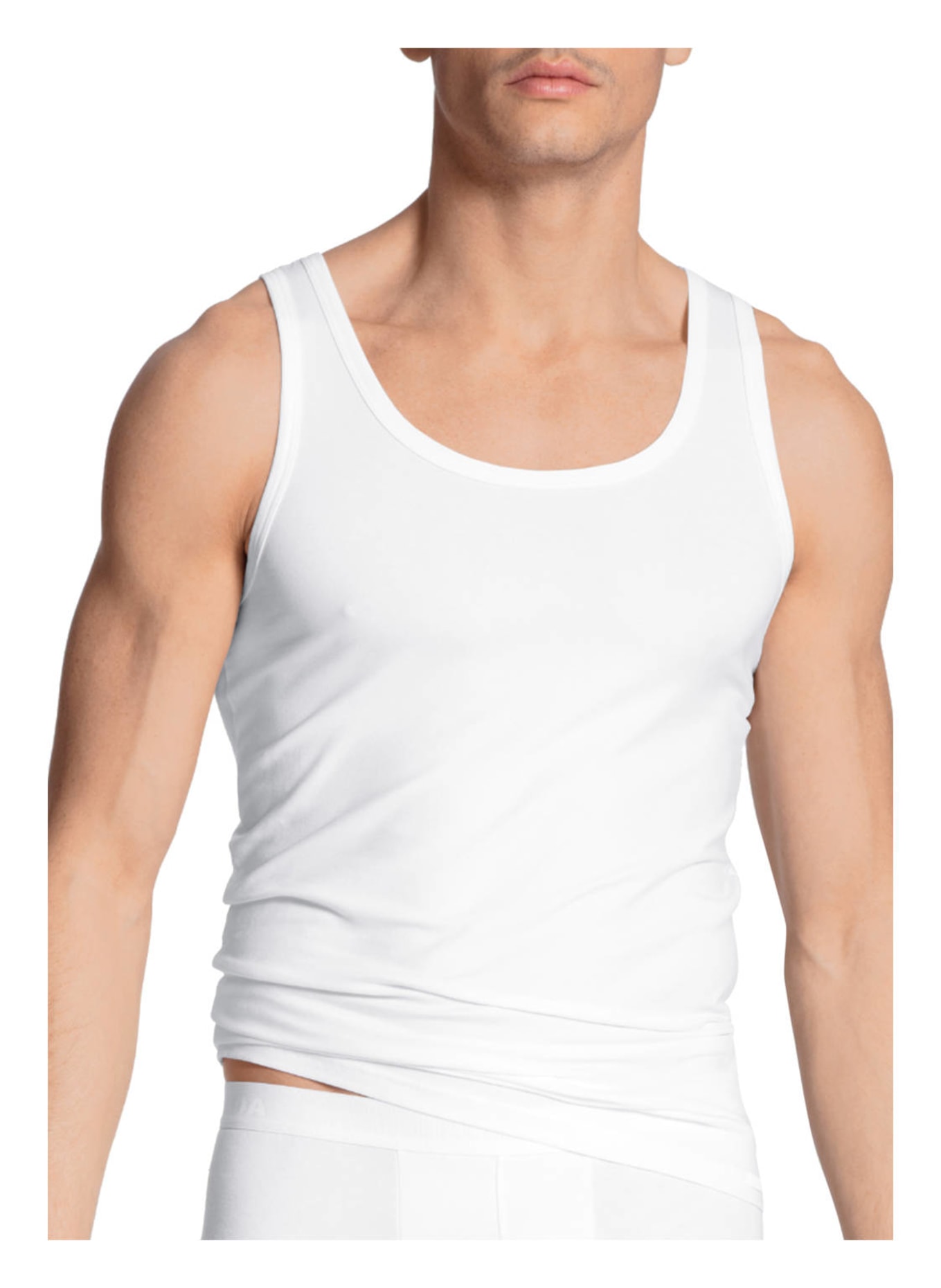 CALIDA 2-pack undershirts NATURAL BENEFIT, Color: WHITE (Image 5)