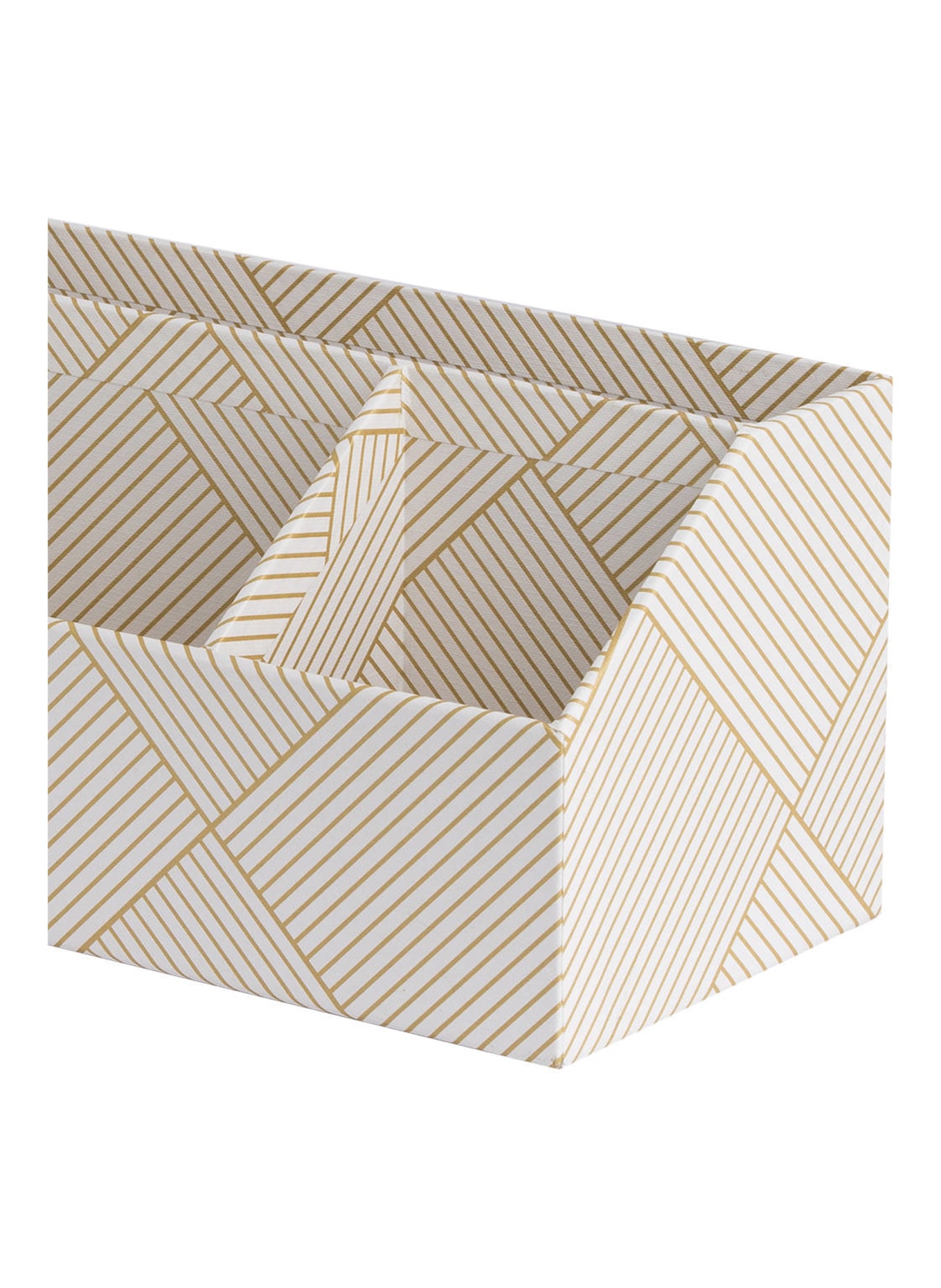 BIGSO BOX OF SWEDEN Schreibtisch-Organizer ELISA, Farbe: CREME/ GOLD (Bild 2)