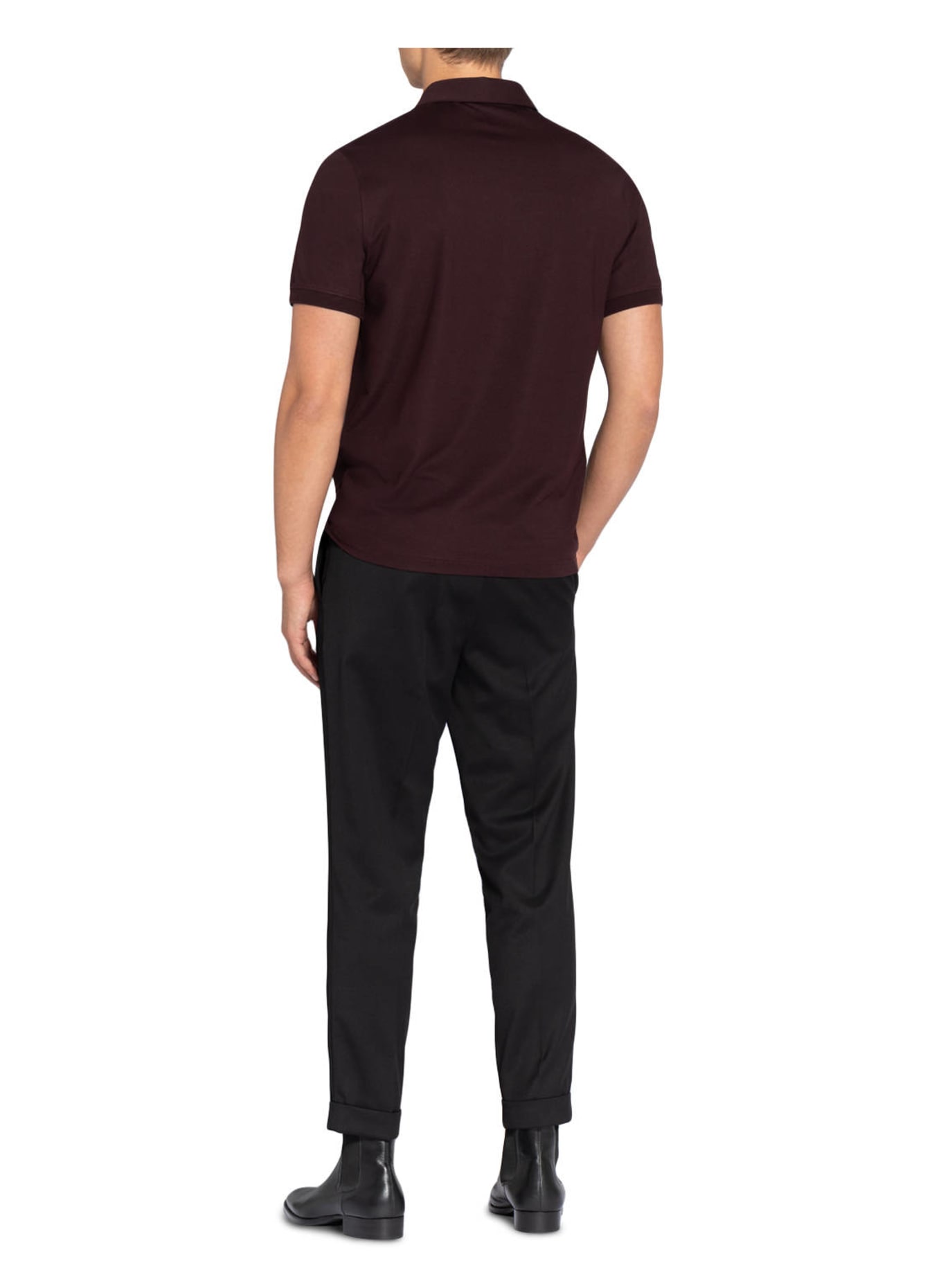 BOGNER Piqué-Poloshirt TIMO: DUNKELLILA