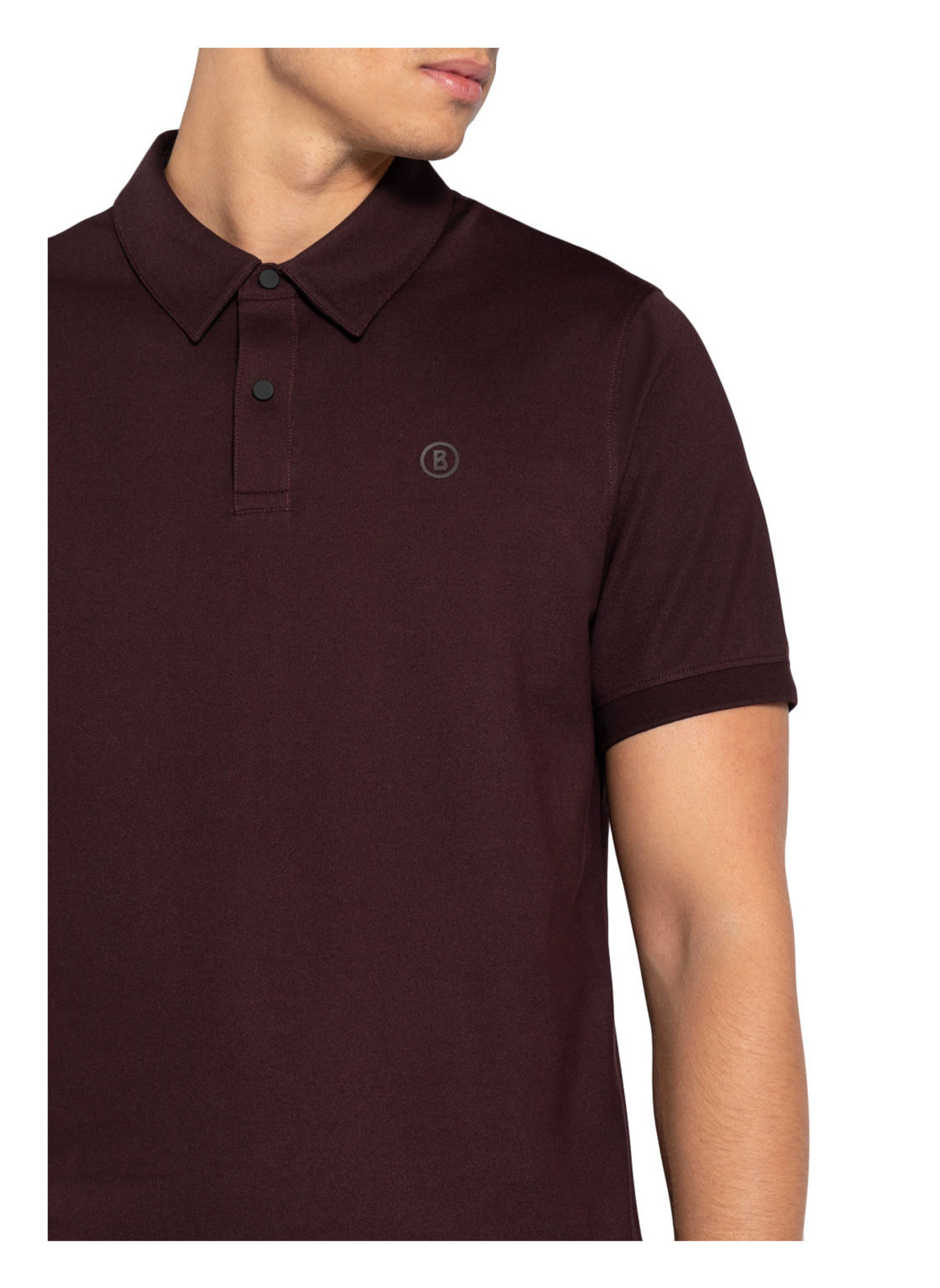 BOGNER Piqué-Poloshirt TIMO: DUNKELLILA