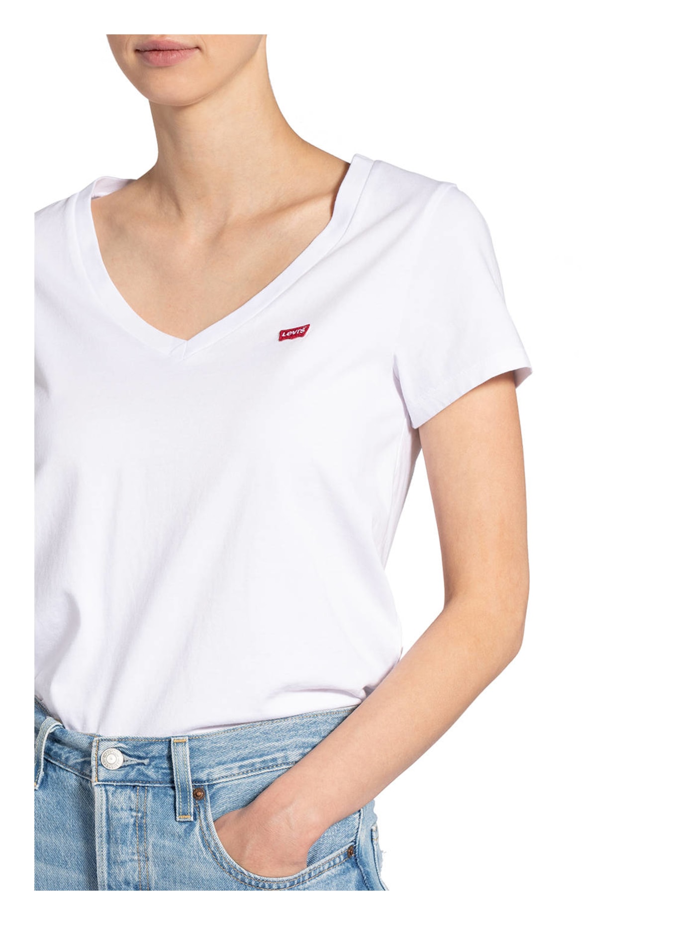 Levi's® T-shirt , Color: WHITE (Image 4)
