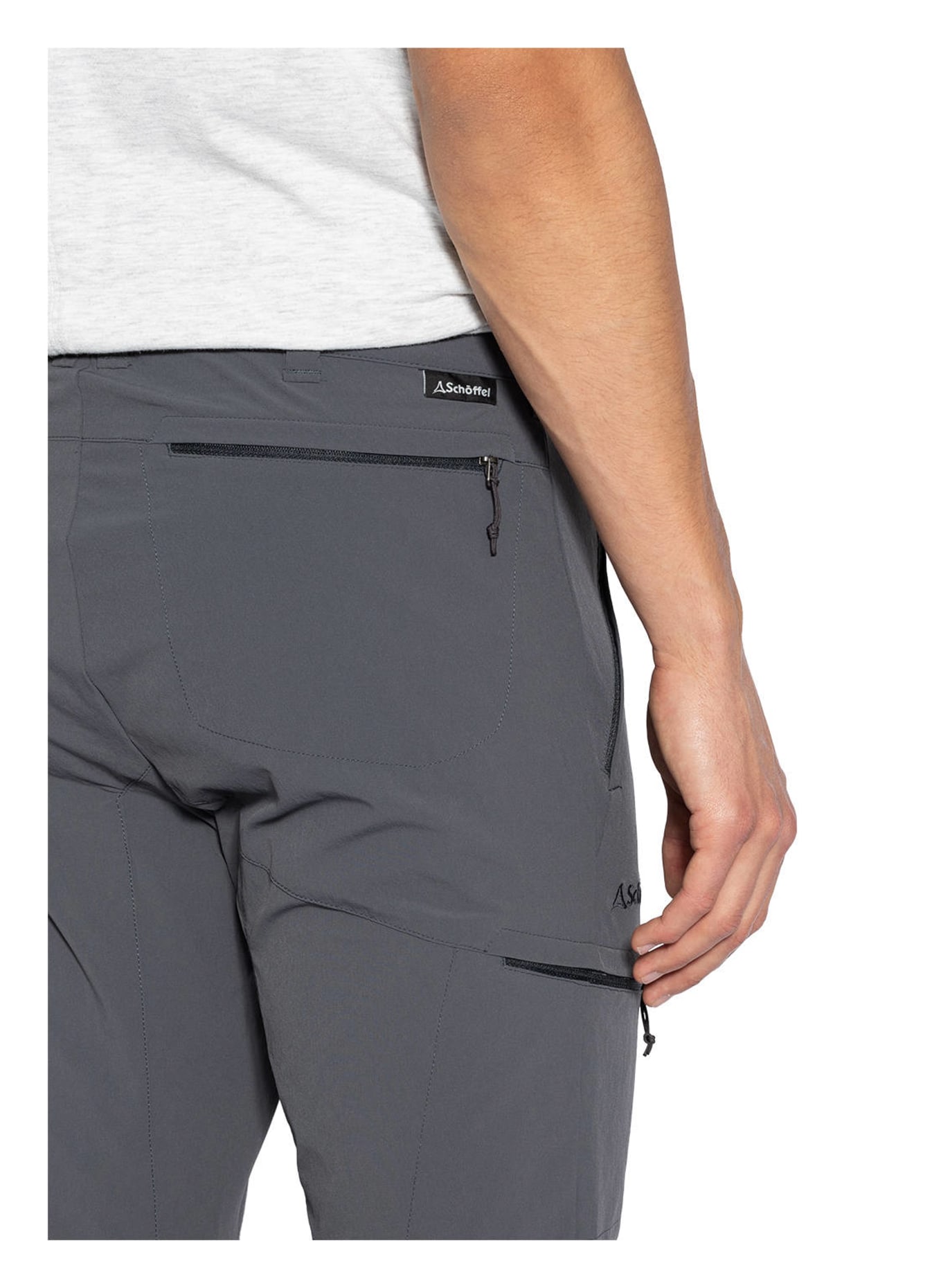 Schöffel Spodnie z odpinanymi nogawkami KOPER1, Kolor: CZIEMNOSZARY (Obrazek 5)