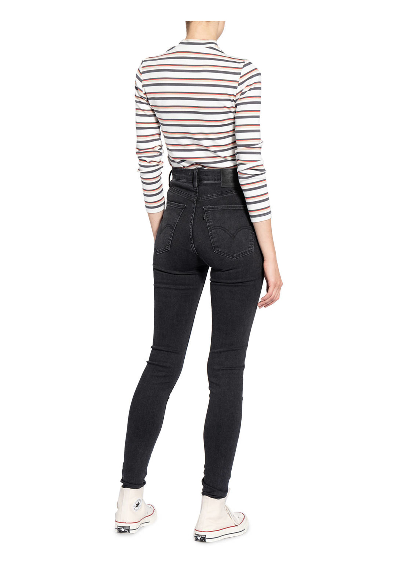 Levi's® Skinny Jeans MILE HIGH SUPER SKINNY , Color: 47 Blacks (Image 3)
