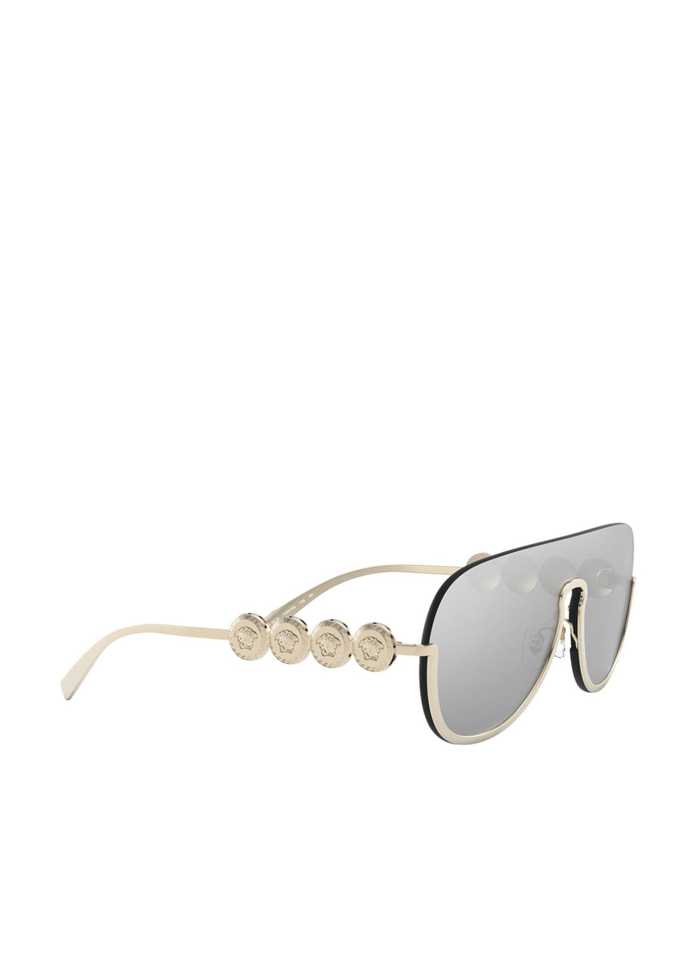 VERSACE Sunglasses VE2215, Color: 12526G - GOLD/GRAY MIRRORED (Image 3)