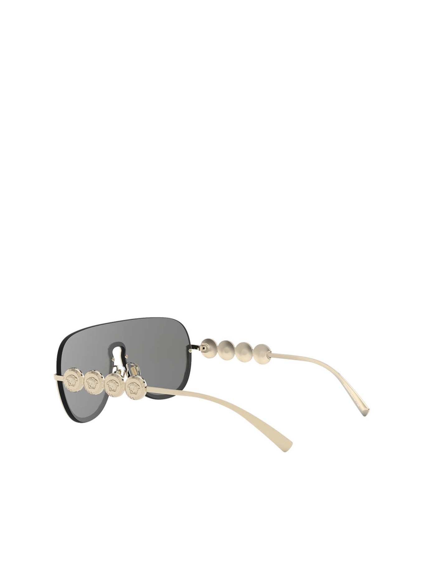 VERSACE Sunglasses VE2215, Color: 12526G - GOLD/GRAY MIRRORED (Image 4)