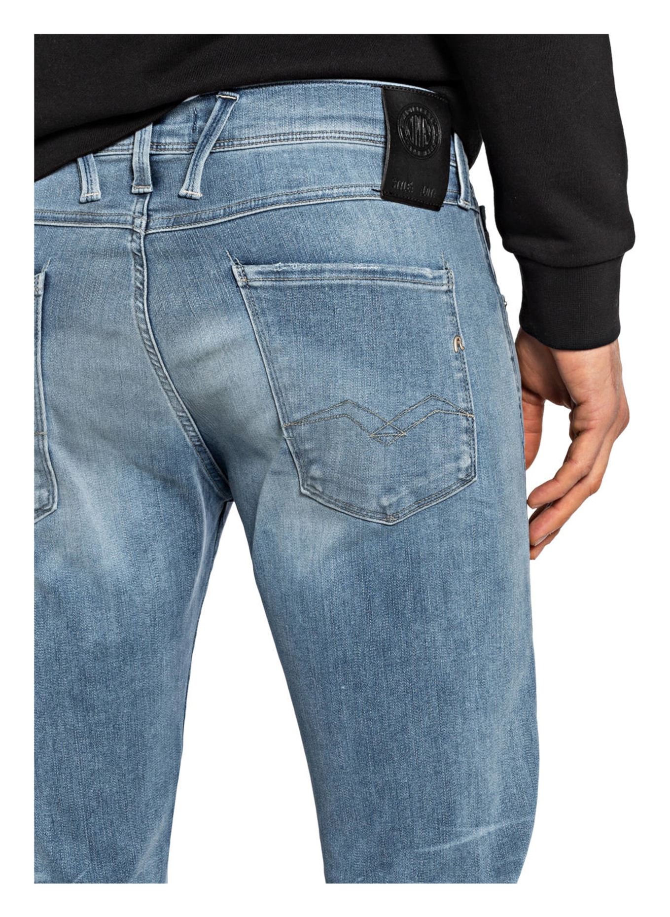 REPLAY Jeans ANBASS Slim Fit, Farbe: 009 MEDIUM BLUE (Bild 5)