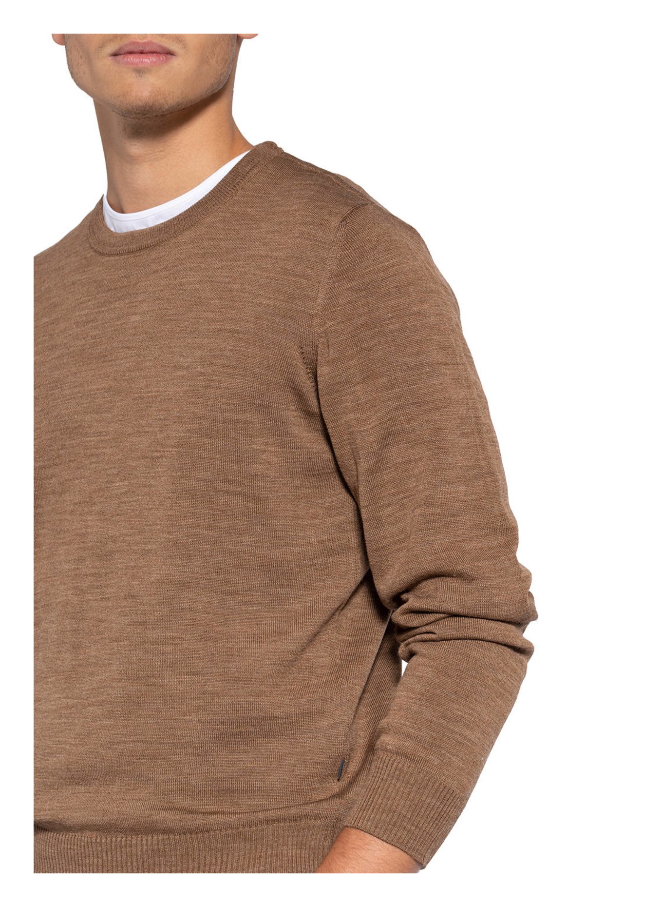 MAERZ MUENCHEN Pullover , Farbe: HELLBRAUN MELANGE (Bild 3)