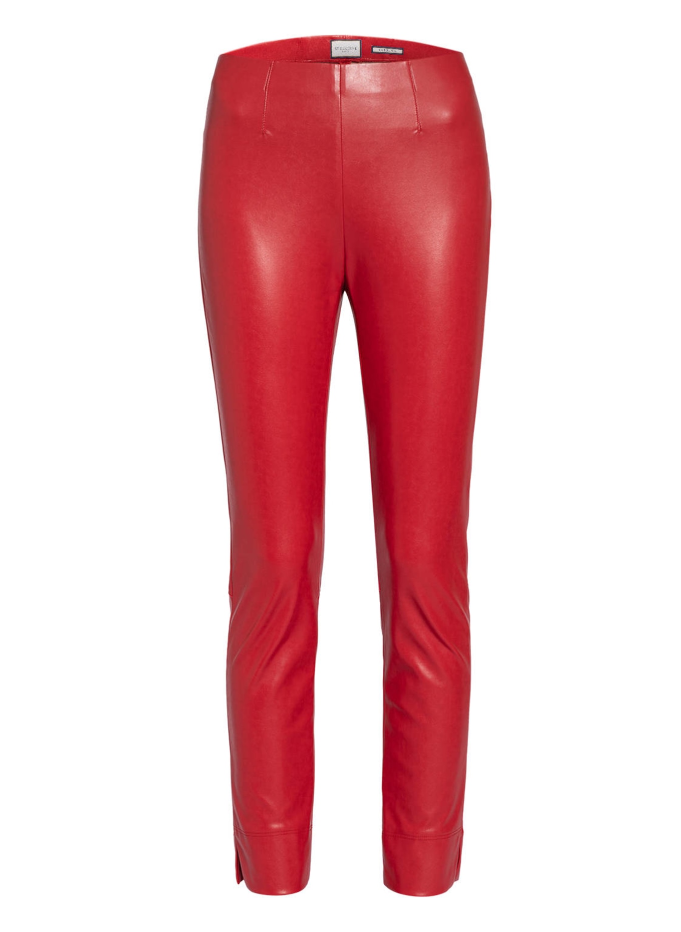 SEDUCTIVE 7/8 pants SABRINA in leather look, Color: RED (Image 1)