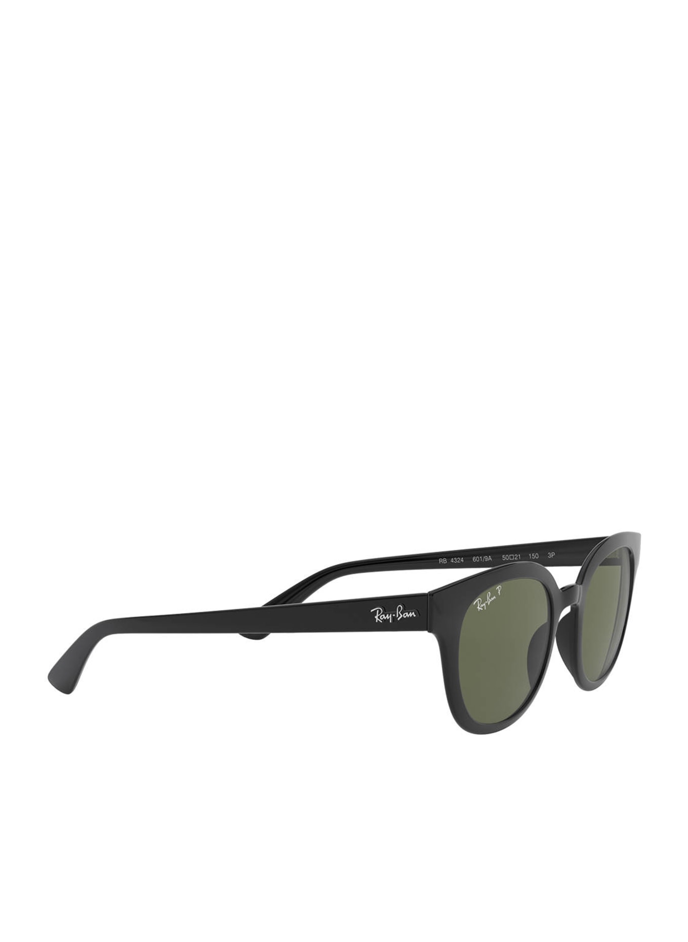 Ray-Ban Sunglasses RB4324, Color: 601/9A - BLACK/GREEN POLARIZED (Image 3)
