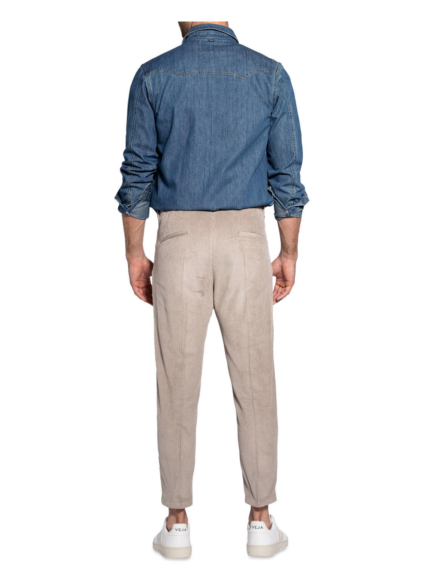 DRYKORN Manšestrové chino kalhoty CHASY Relaxed Fit, Barva: BÉŽOVÁ (Obrázek 3)