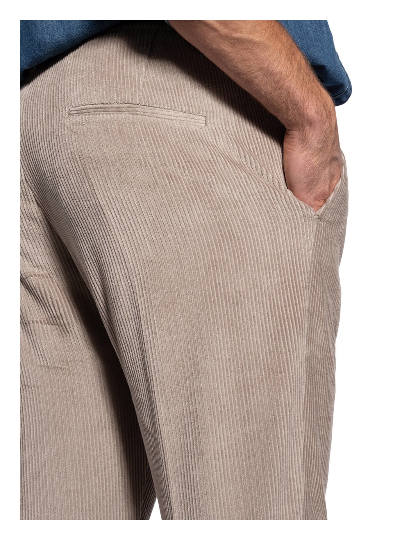 DRYKORN Manšestrové chino kalhoty CHASY Relaxed Fit, Barva: BÉŽOVÁ (Obrázek 5)