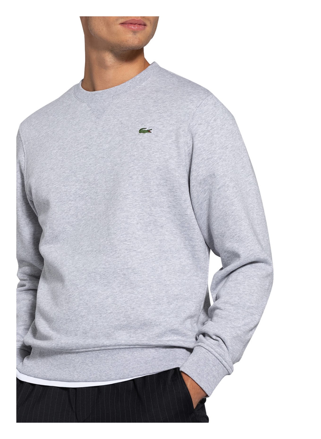 LACOSTE Sweatshirt, Farbe: HELLGRAU MELIERT (Bild 4)