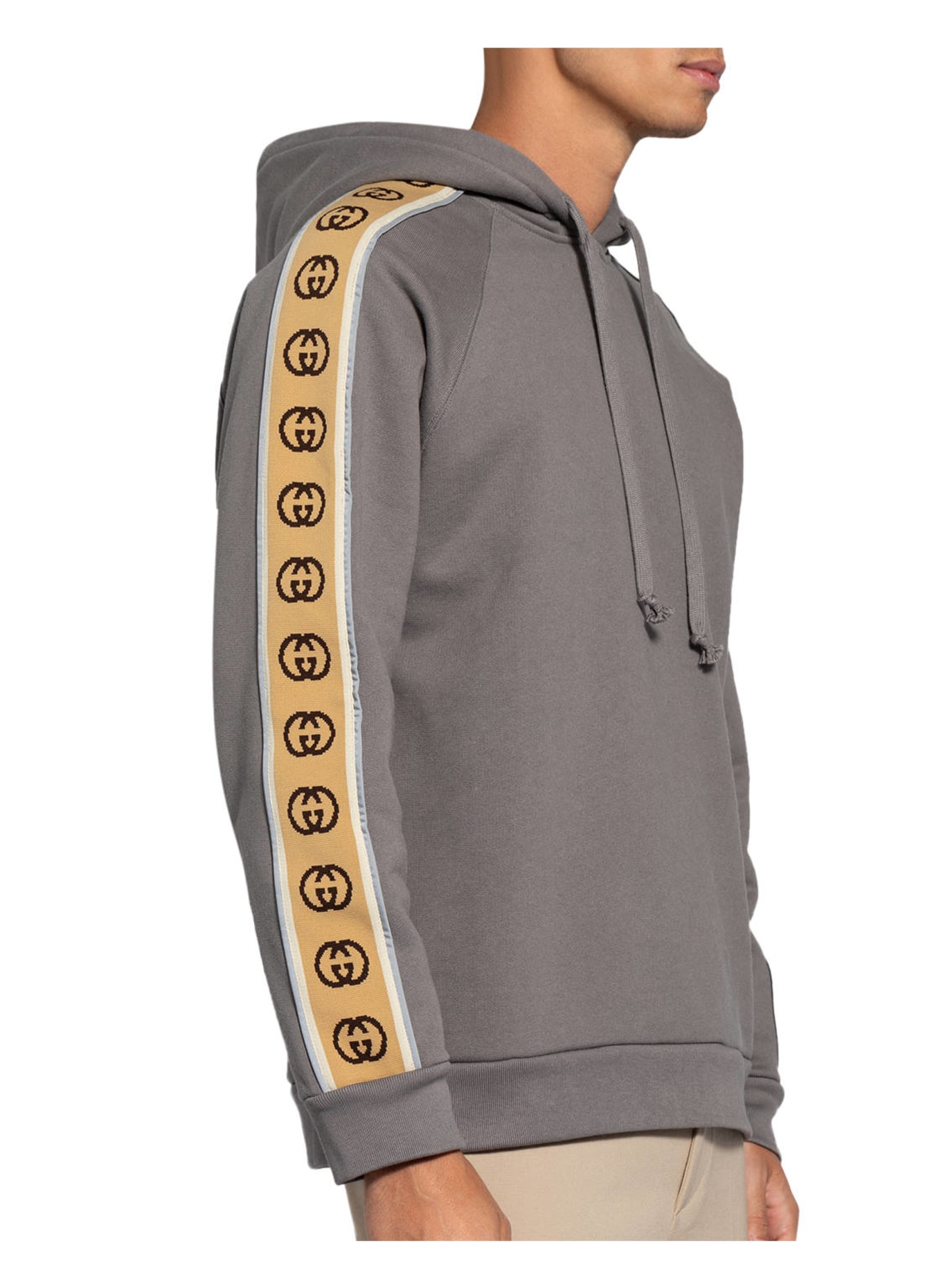 GUCCI Hoodie , Color: GRAY/ BEIGE (Image 5)