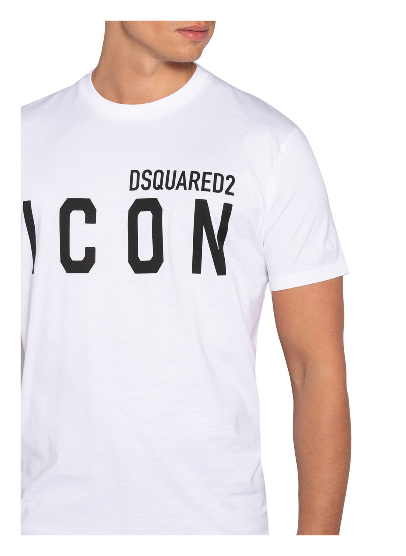 DSQUARED2 T-Shirt ICON, Farbe: WEISS/ SCHWARZ (Bild 4)