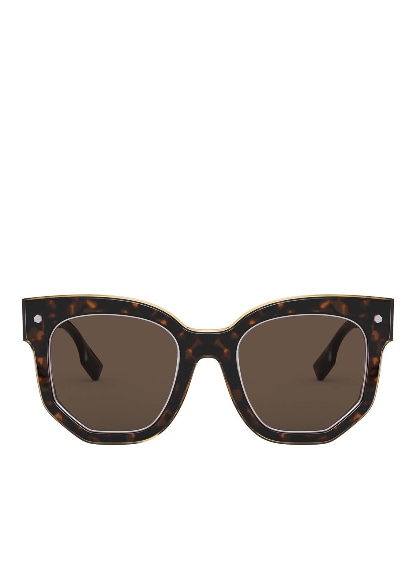 BURBERRY Round sunglasses, Color: 366073 - HAVANA/ BROWN (Image 2)