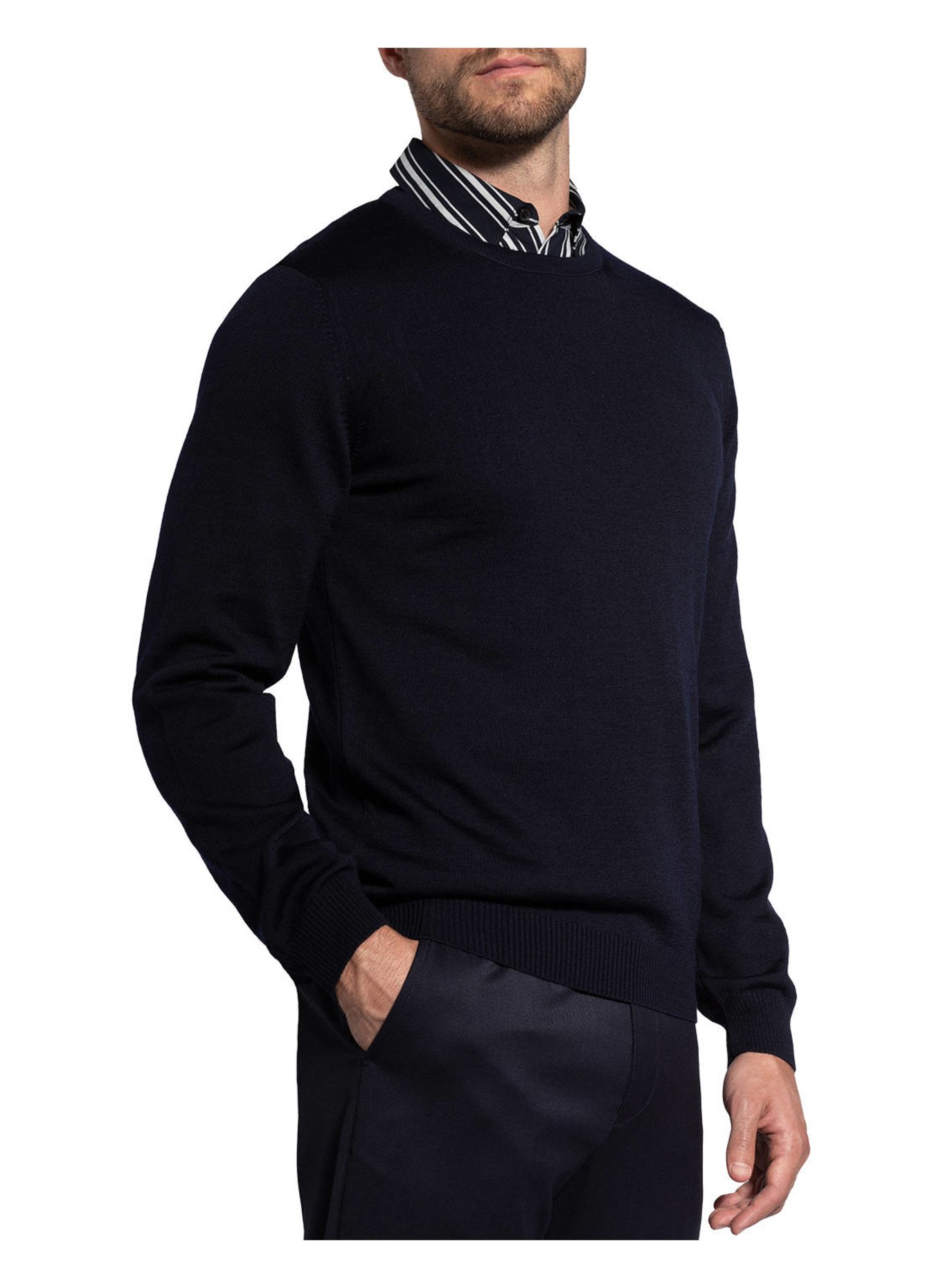 MAERZ MUENCHEN Pullover, Farbe: DUNKELBLAU (Bild 4)