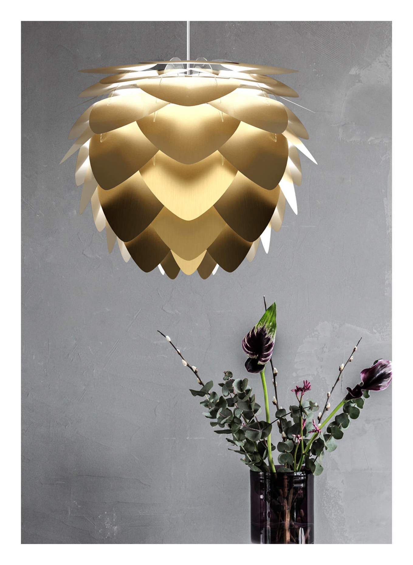 UMAGE Lampenschirm ALUVIA MEDIUM , Farbe: GOLD (Bild 2)