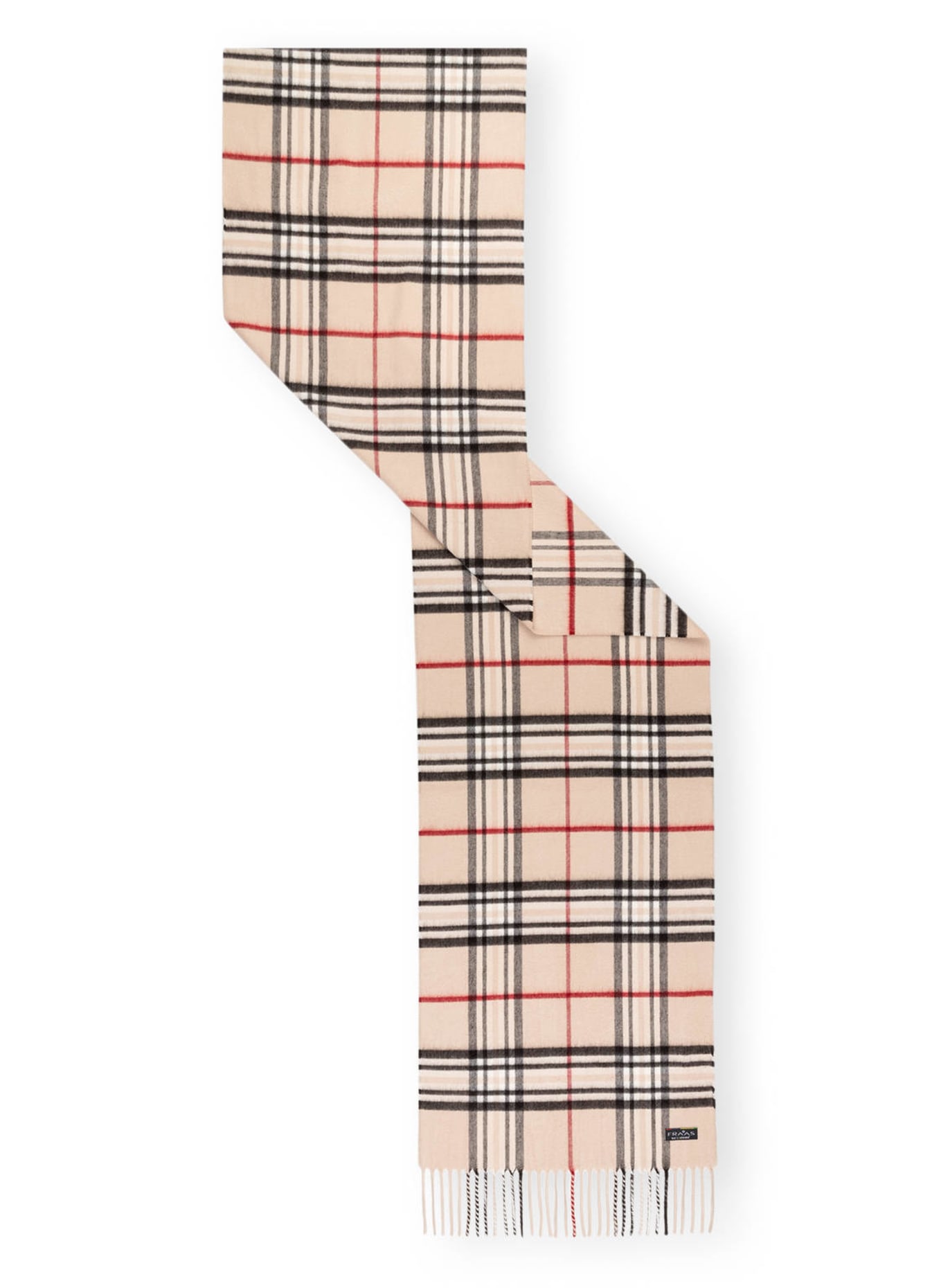 FRAAS Scarf, Color: BEIGE/ BLACK/ RED (Image 2)