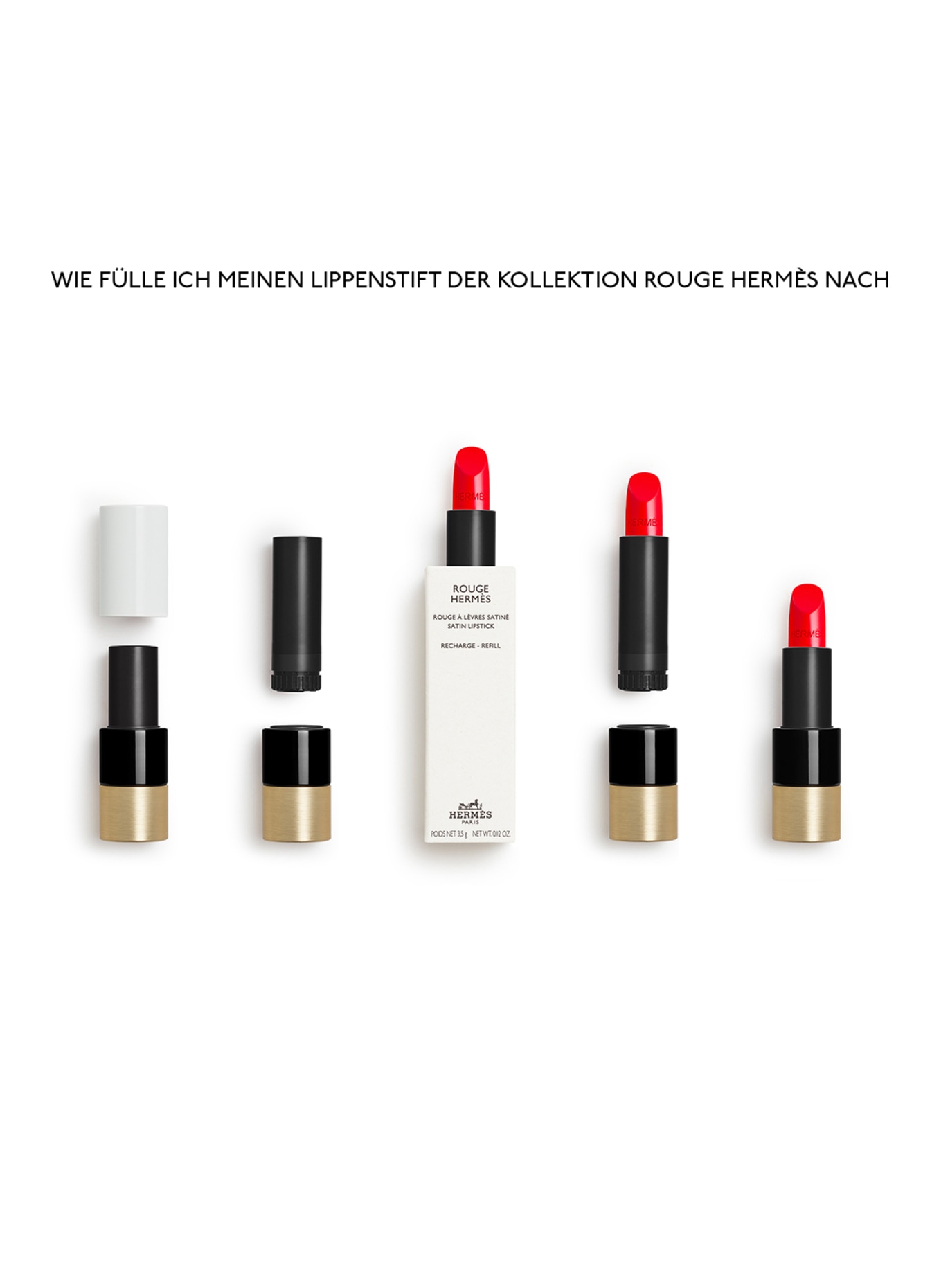 HERMÈS ROUGE HERMÈS REFILL: 18 ROSE ENCENS