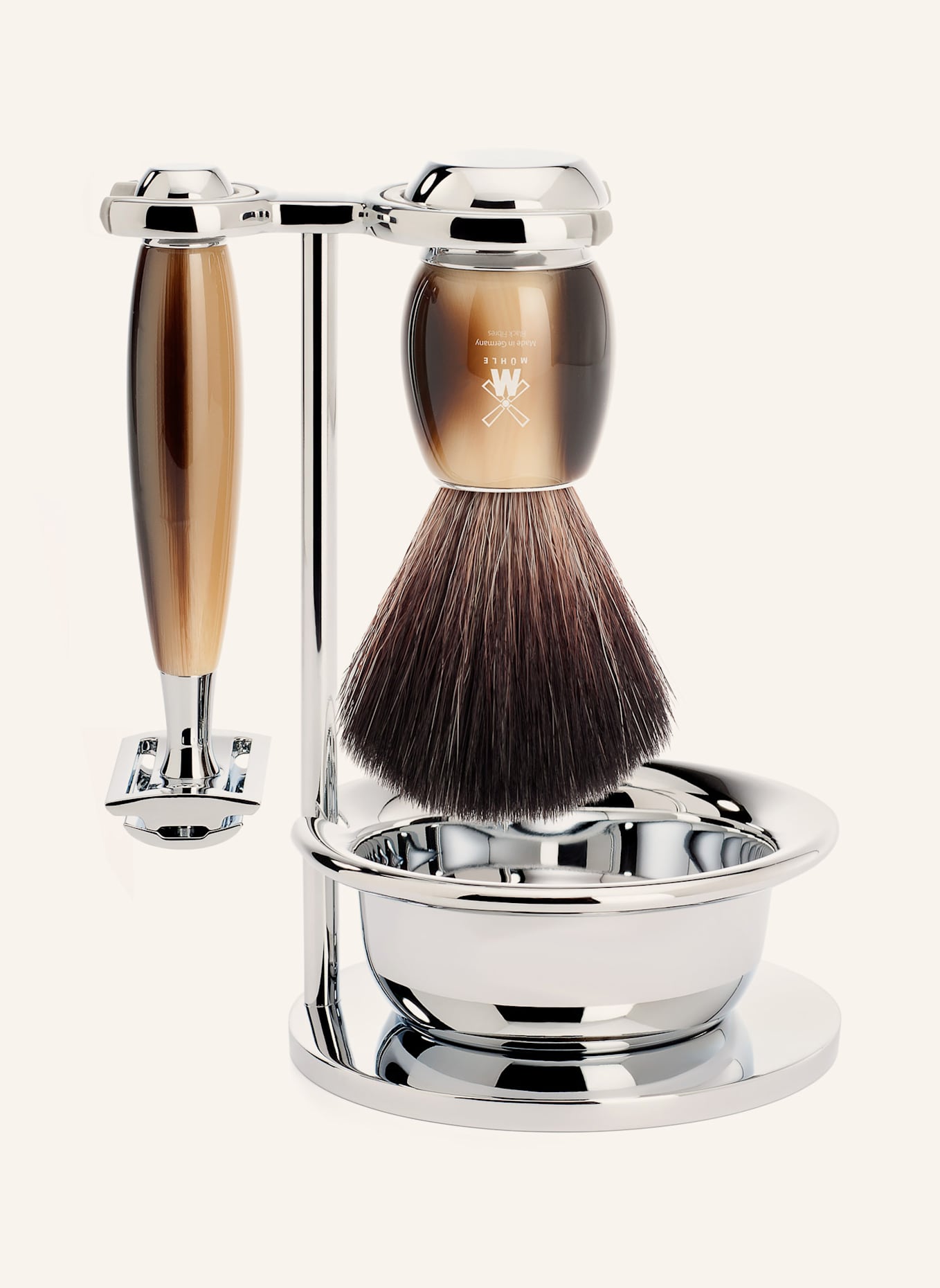 MÜHLE 4-tlg. Rasier-Set - VIVO: BRAUN