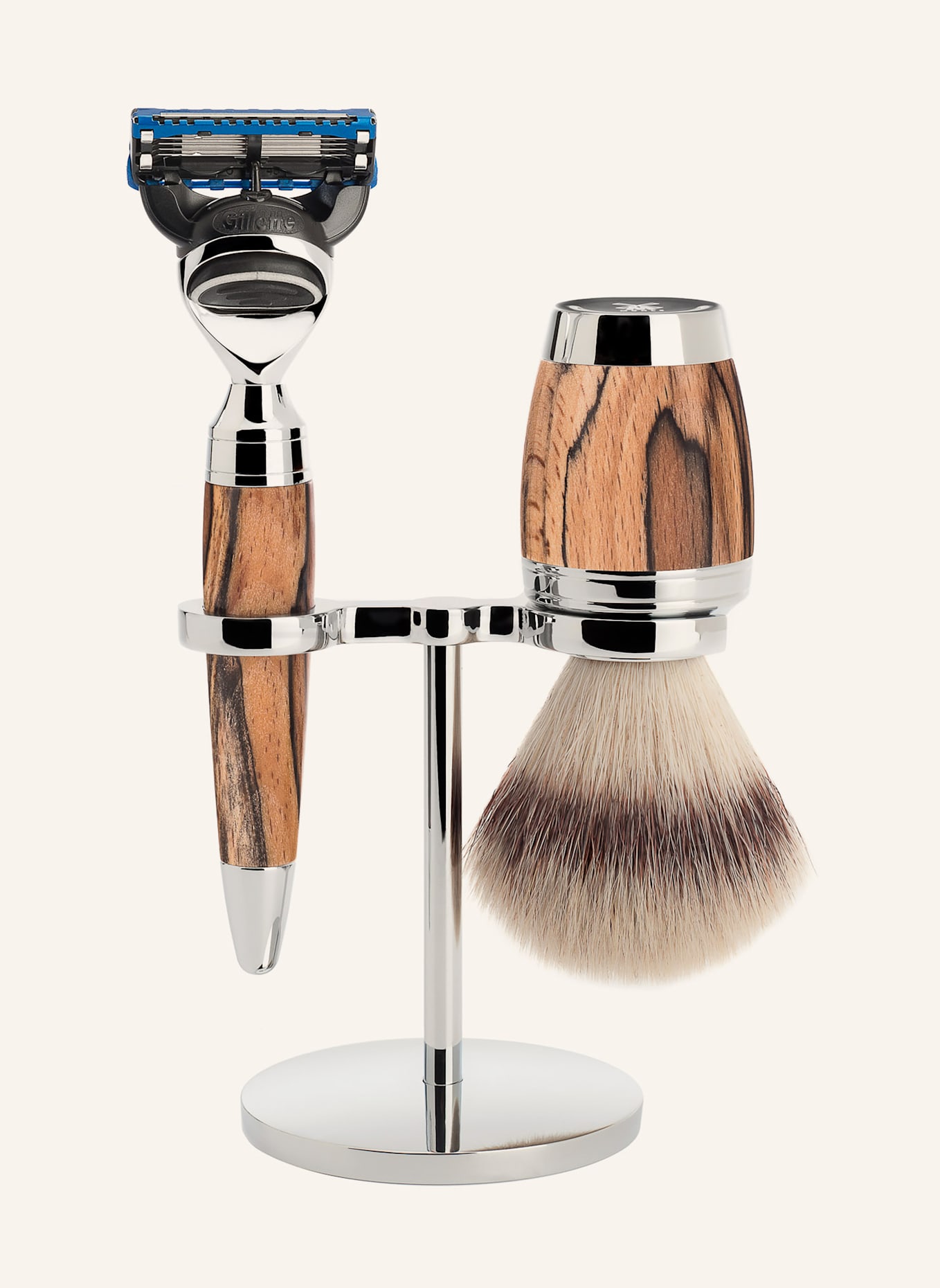 MÜHLE 3-tlg. Rasier-Set - STYLO: BRAUN