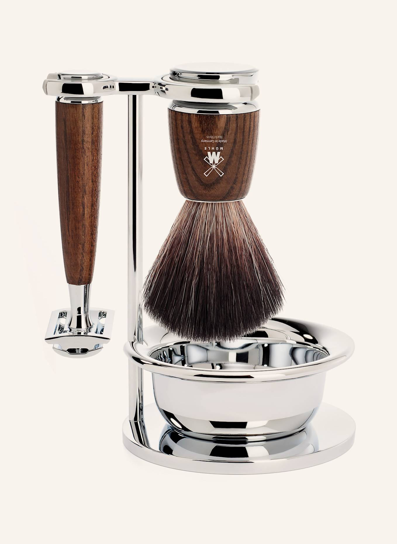 MÜHLE 4-tlg. Rasier-Set - RYTMO: BRAUN