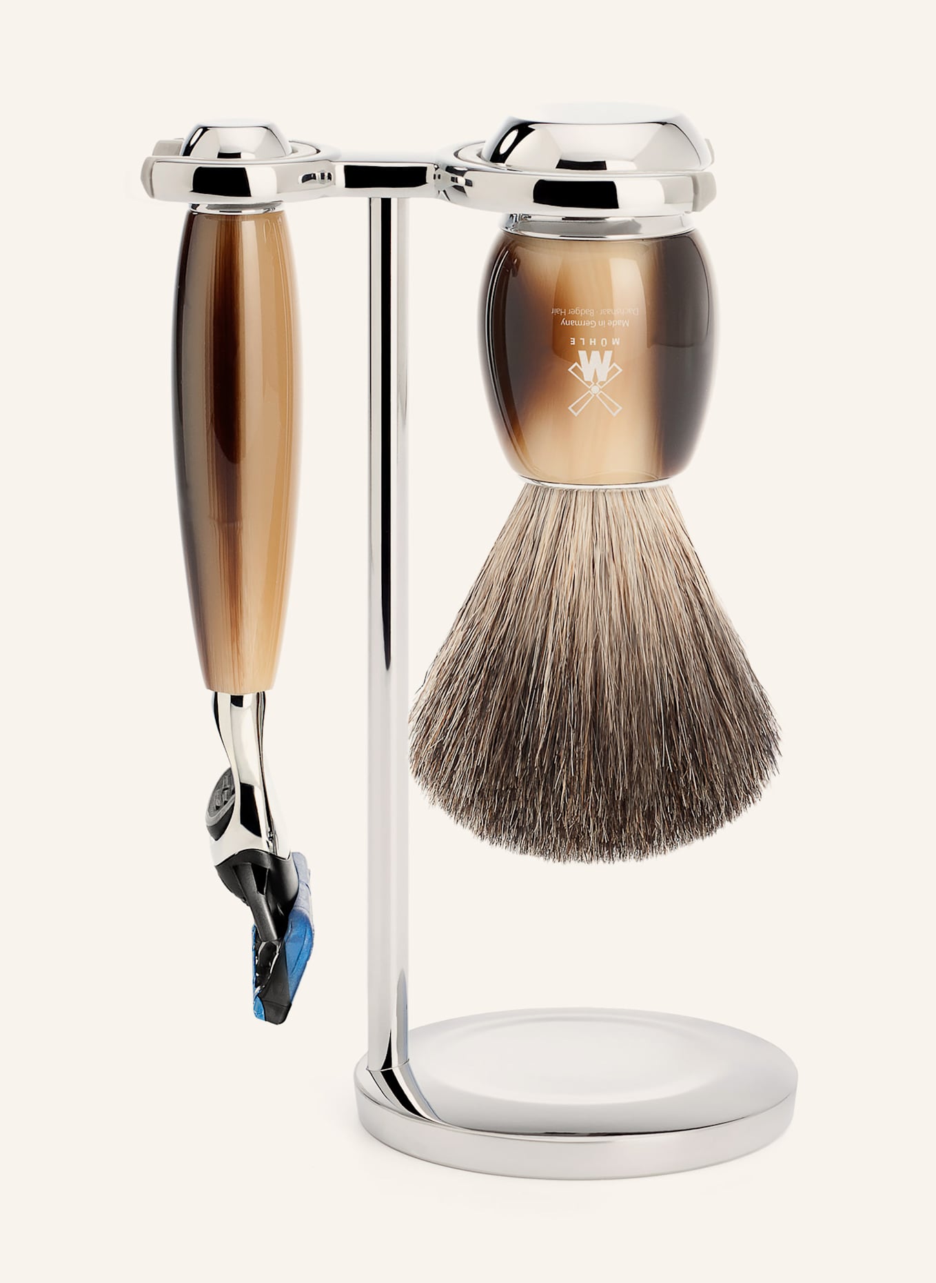 MÜHLE 3-teiliges Rasier-Set - VIVO: BRAUN