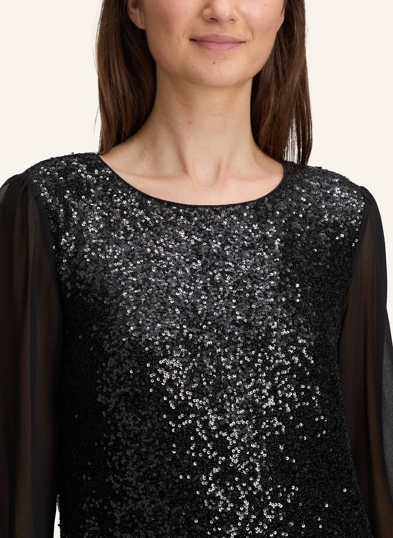 BETTY&CO Partykleid mit Pailletten: SCHWARZ