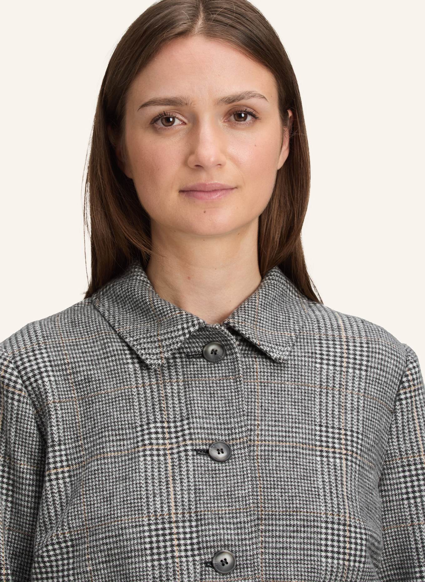 BETTY&CO Casual-Jacke mit Taschen: SCHWARZ/ CAMEL