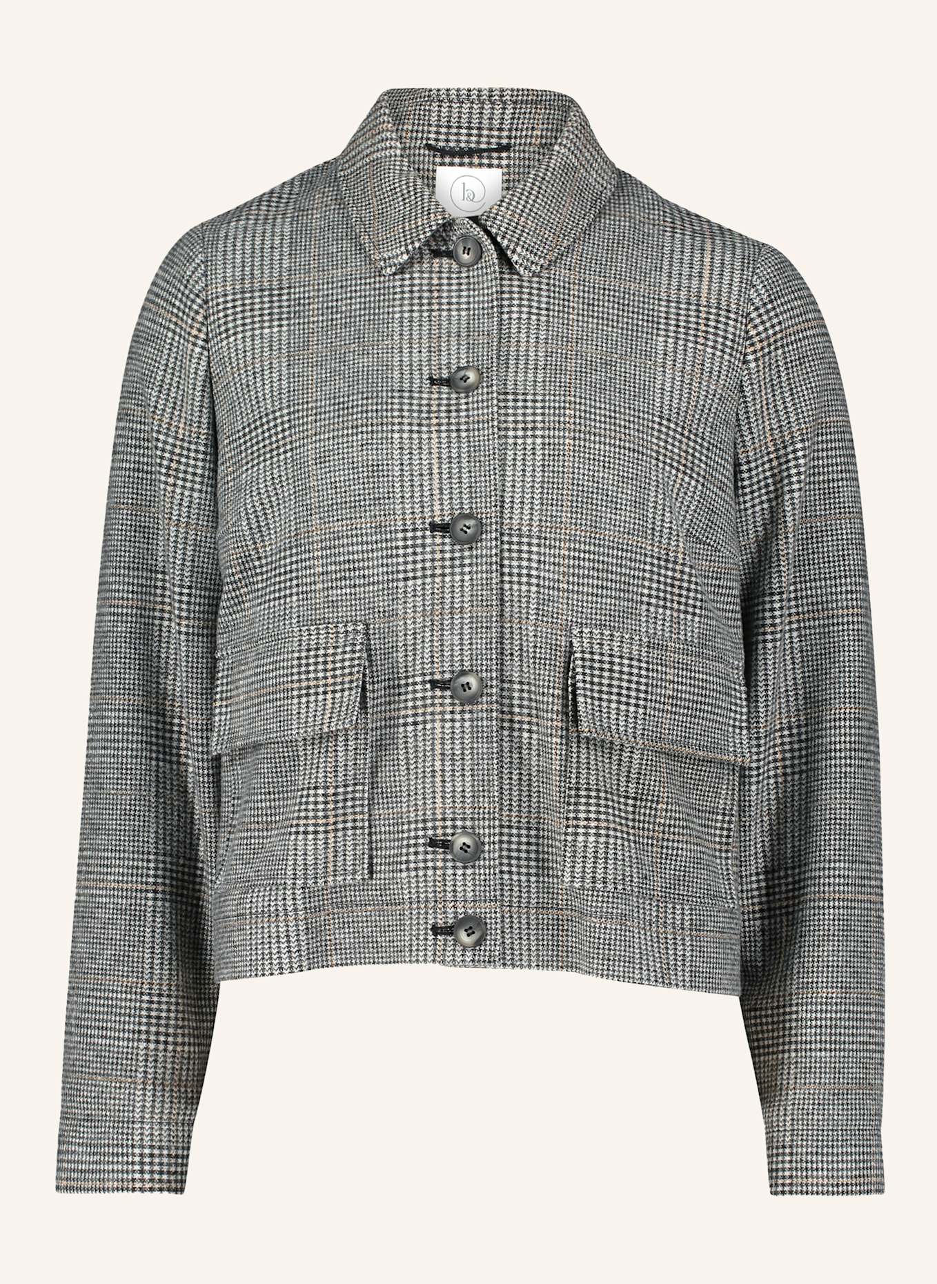 BETTY&CO Casual-Jacke mit Taschen: SCHWARZ/ CAMEL