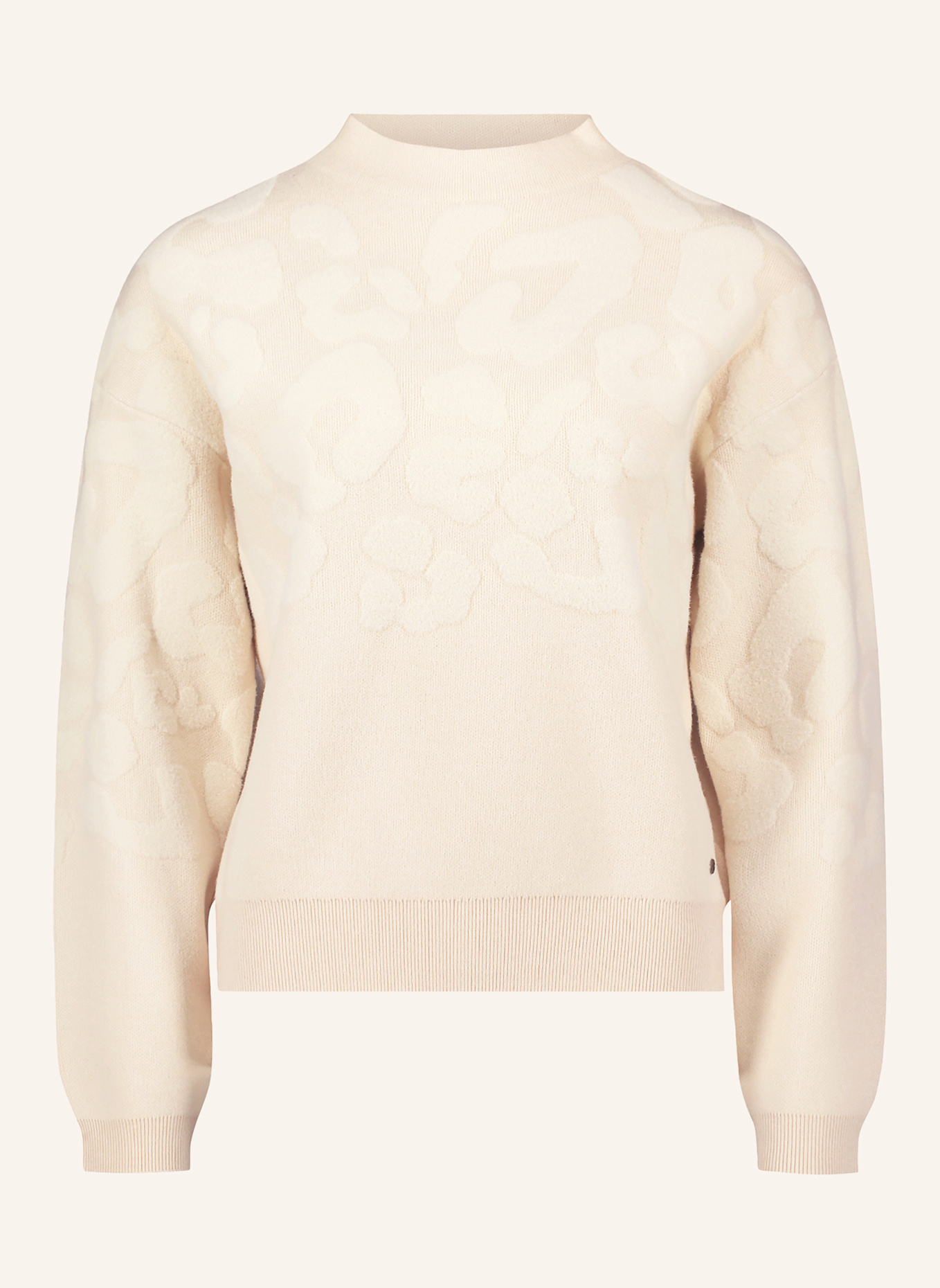 BETTY&CO Strickpullover mit Jacquard: CREME