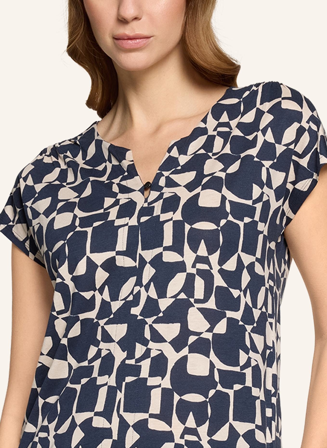 BETTY&CO Blusenshirt mit Gummizug: DUNKELBLAU