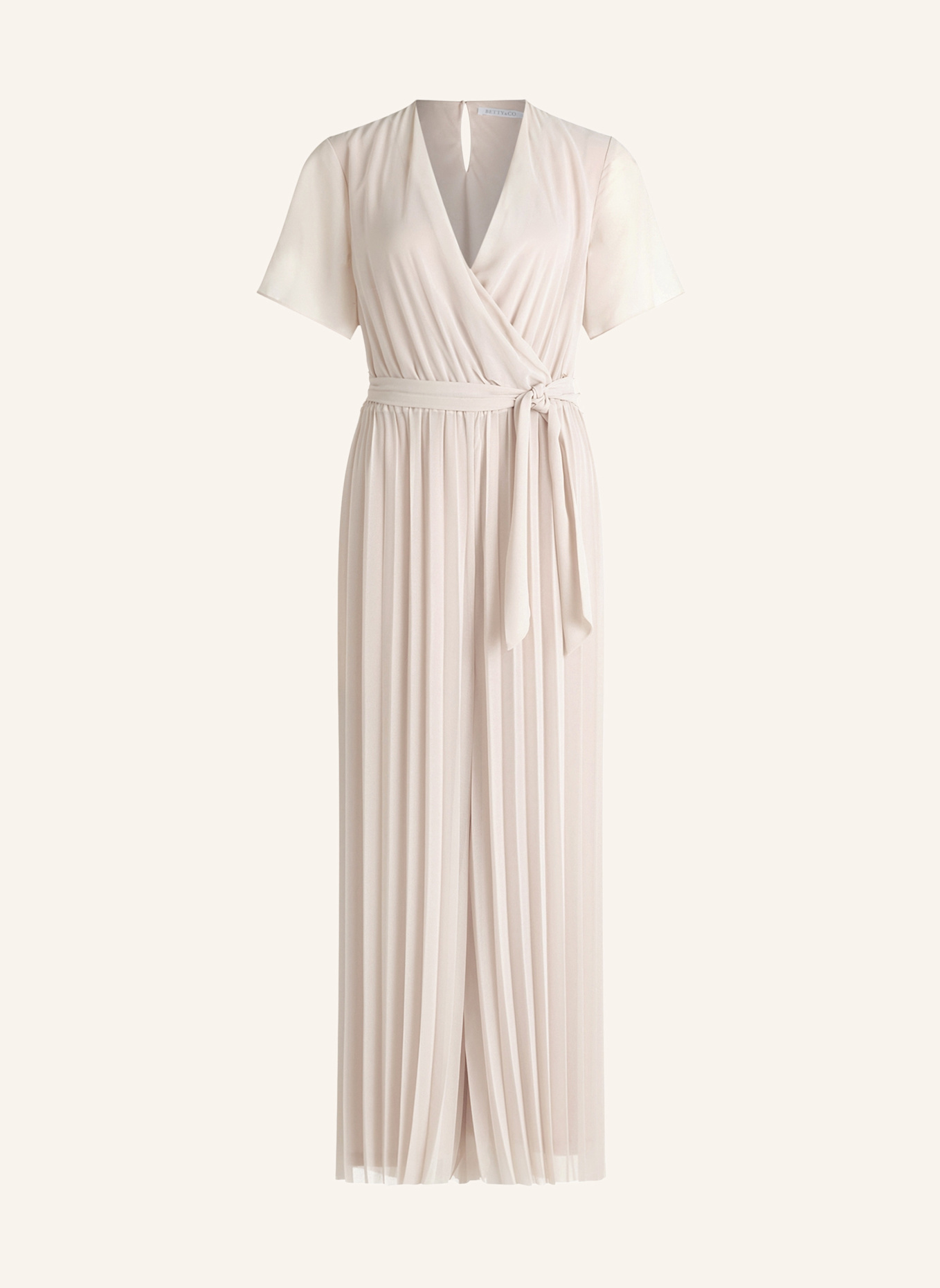 BETTY&CO Jumpsuit mit Plissees: GRAU