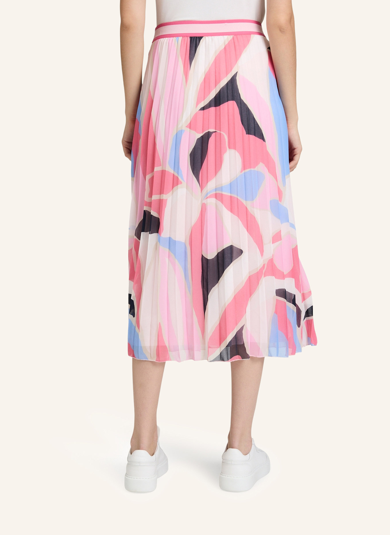 BETTY&CO Chiffonrock mit Plissee: PINK