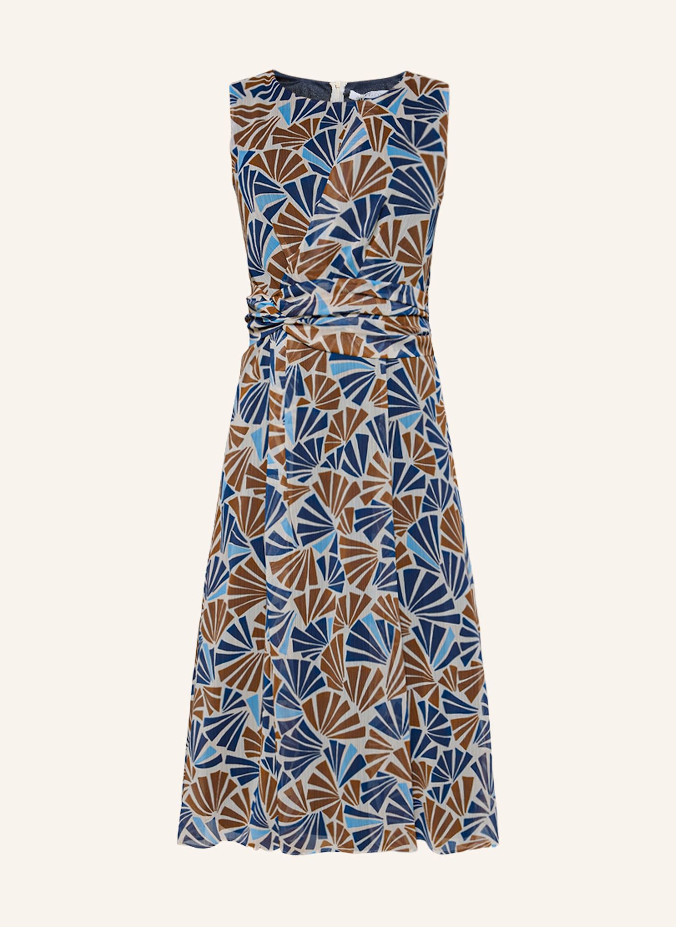 BETTY&CO Midikleid ohne Arm: BRAUN