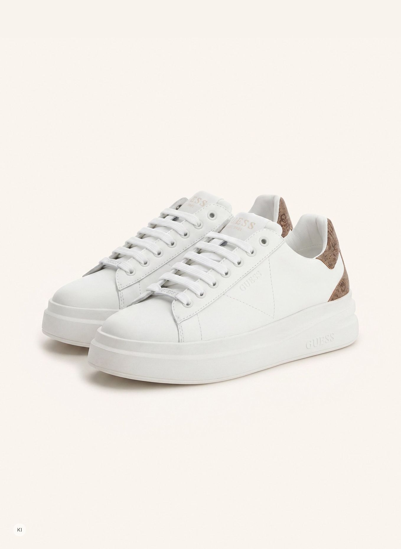 GUESS Court Sneaker ELBINA: WEISS