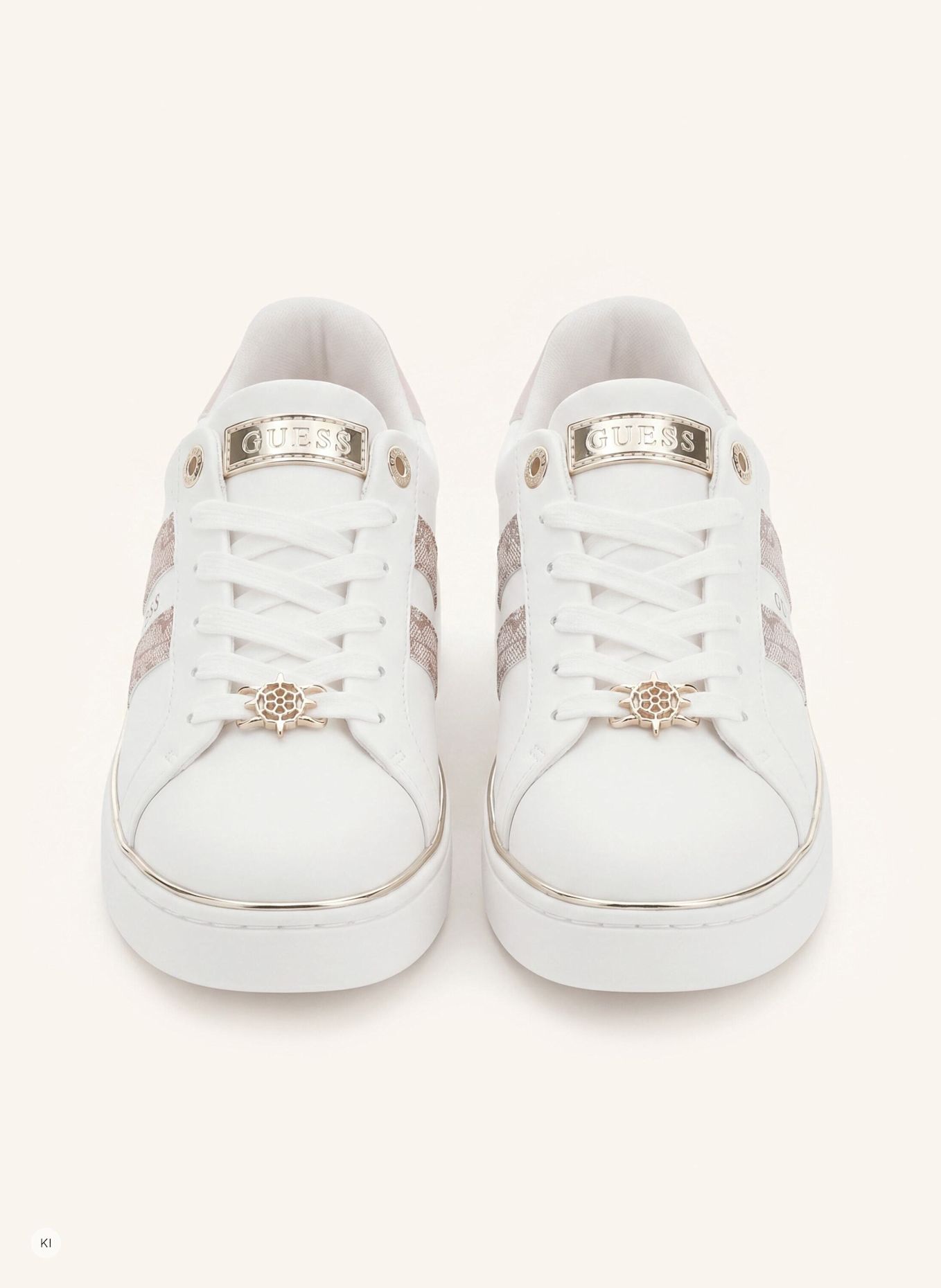 GUESS Court Sneaker BARLIE: CREME