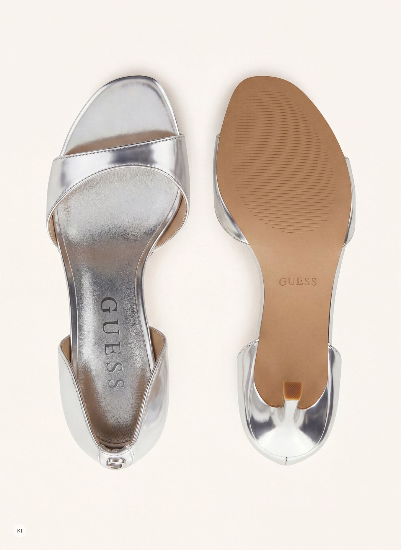GUESS Riemchensandalen KALICO: SILBER