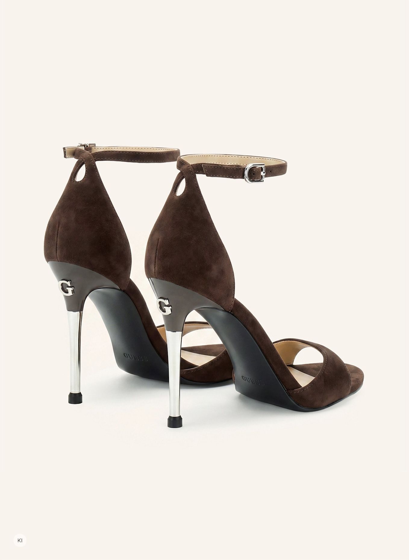 GUESS Riemchensandalen SEENA: BRAUN