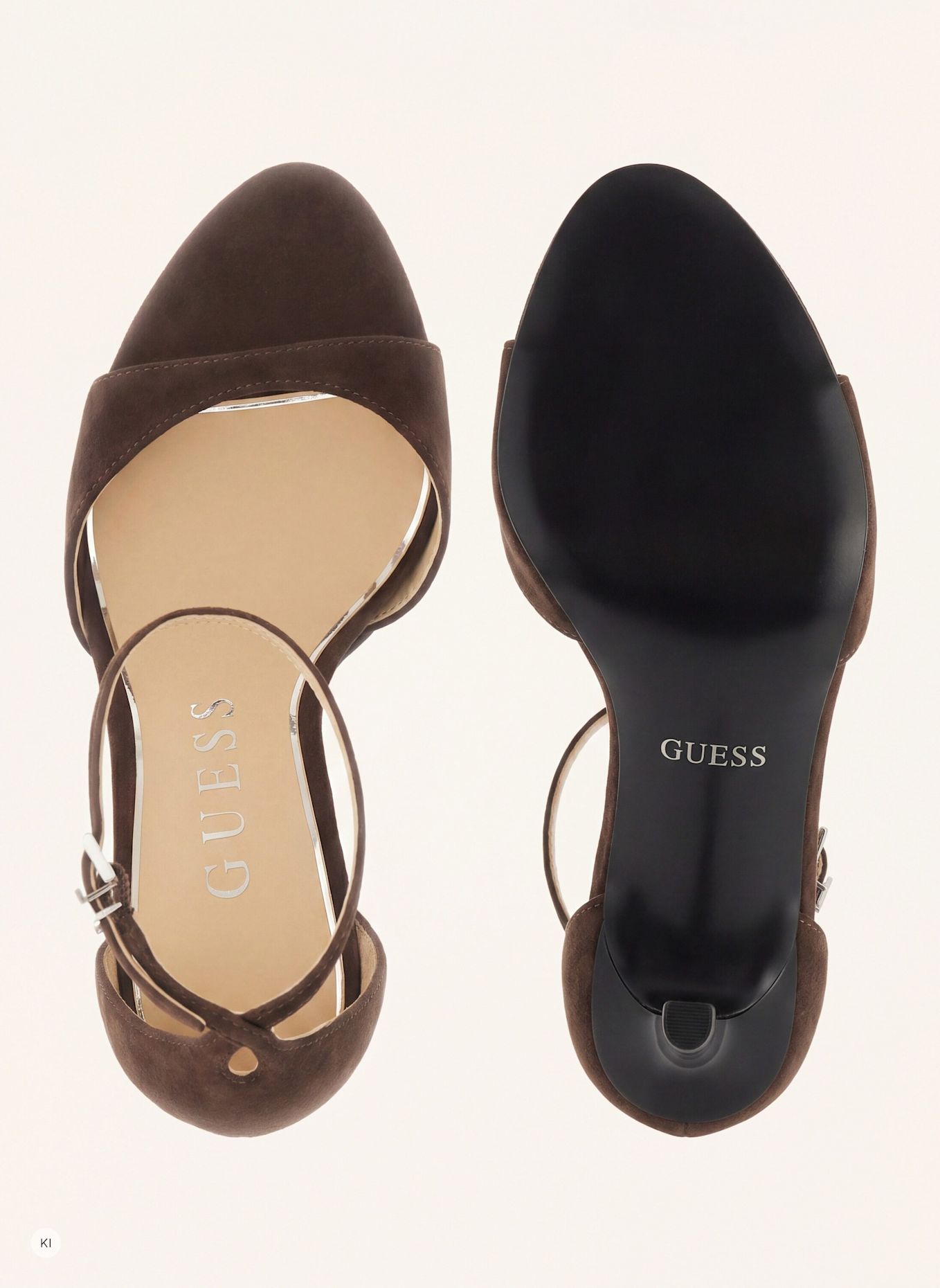 GUESS Riemchensandalen SEENA: BRAUN