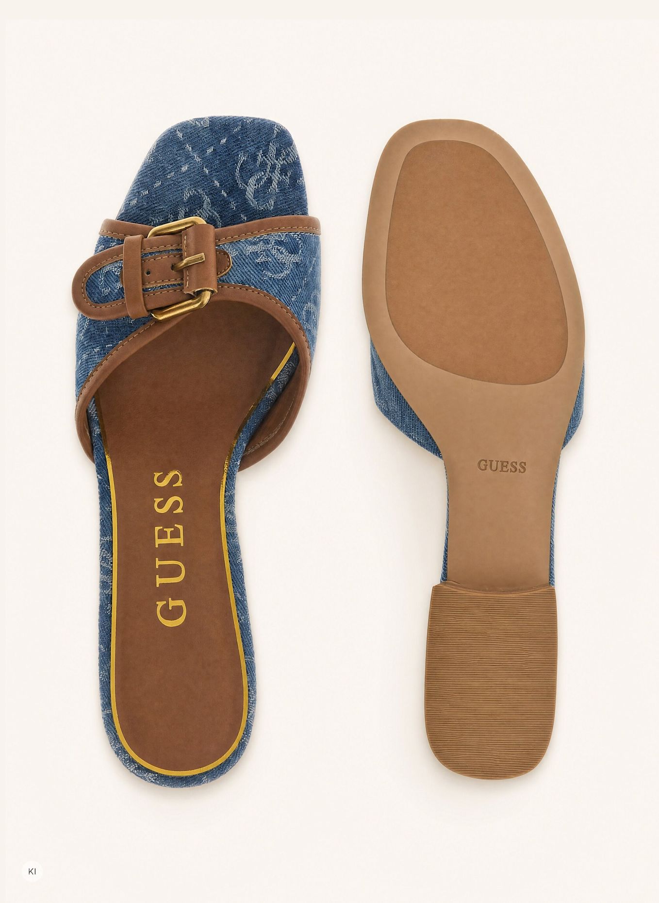 GUESS Mules DISTA: BLAU