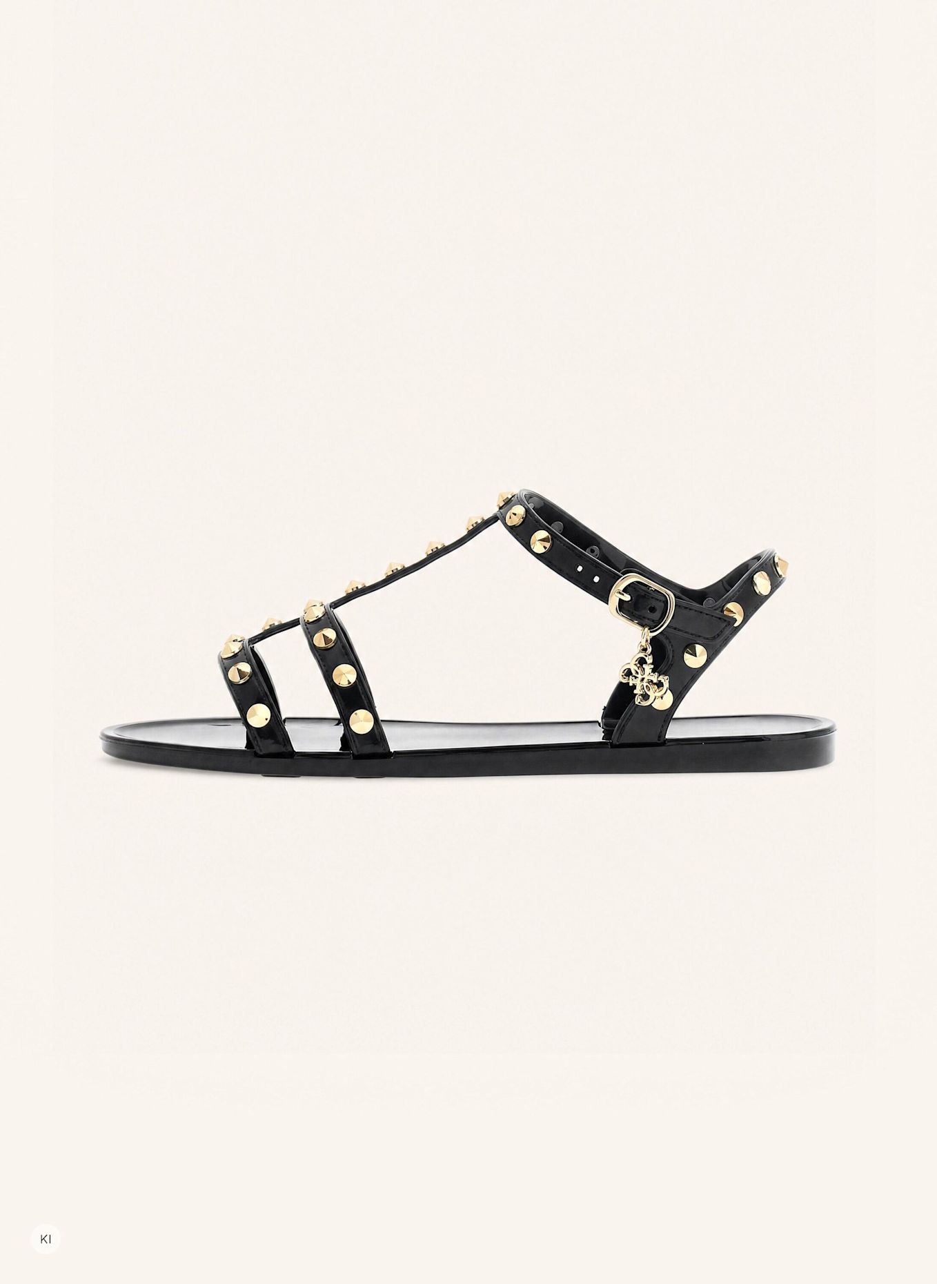 GUESS Riemchensandalen JELLY: SCHWARZ