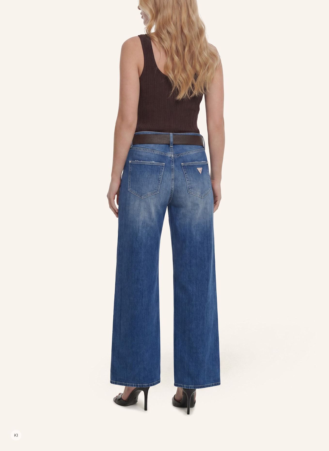 GUESS Wide Leg BELLFLOWER: BLAU