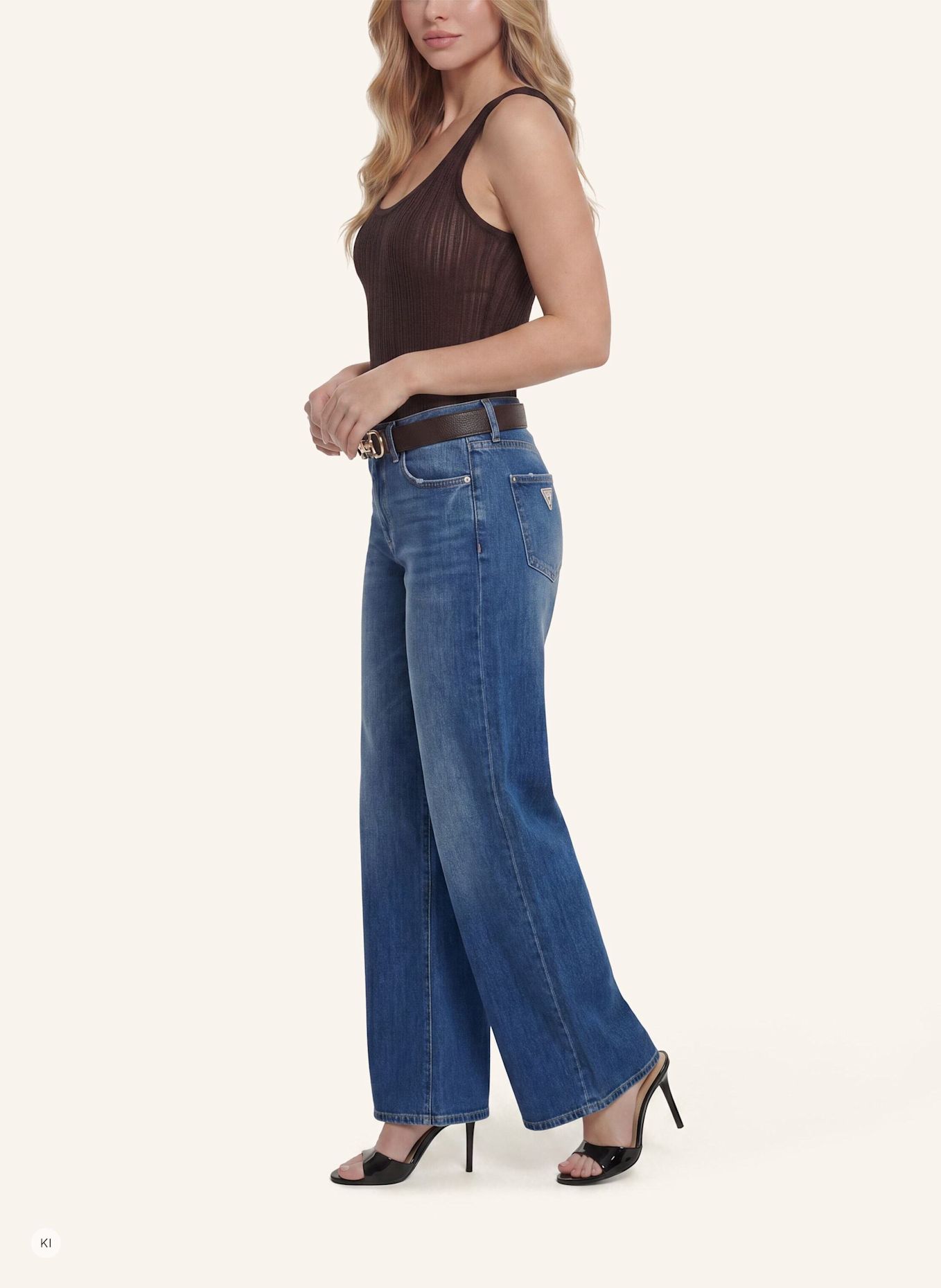 GUESS Wide Leg BELLFLOWER: BLAU