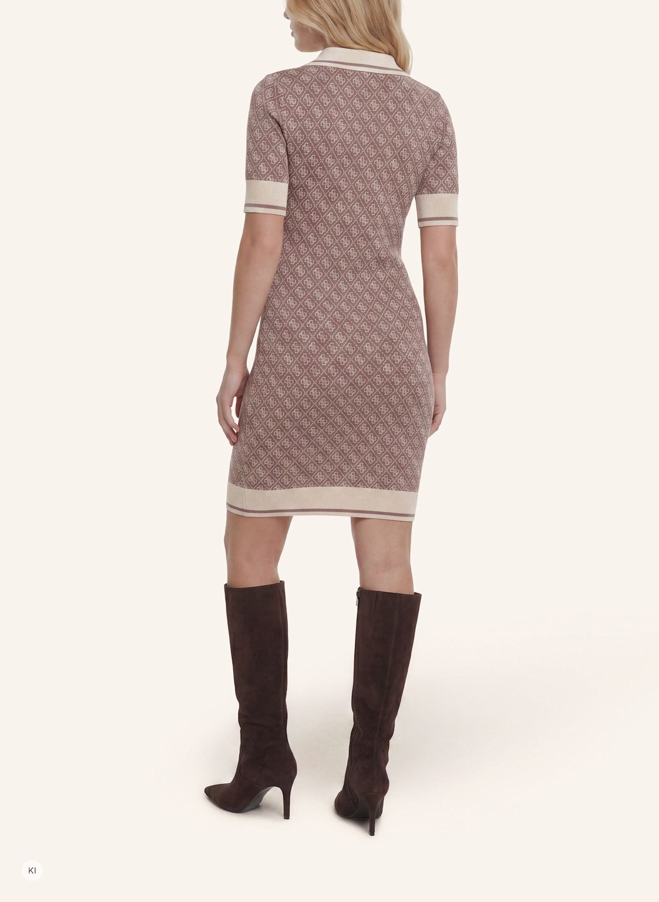 GUESS Bodycon-Kleid: BRAUN